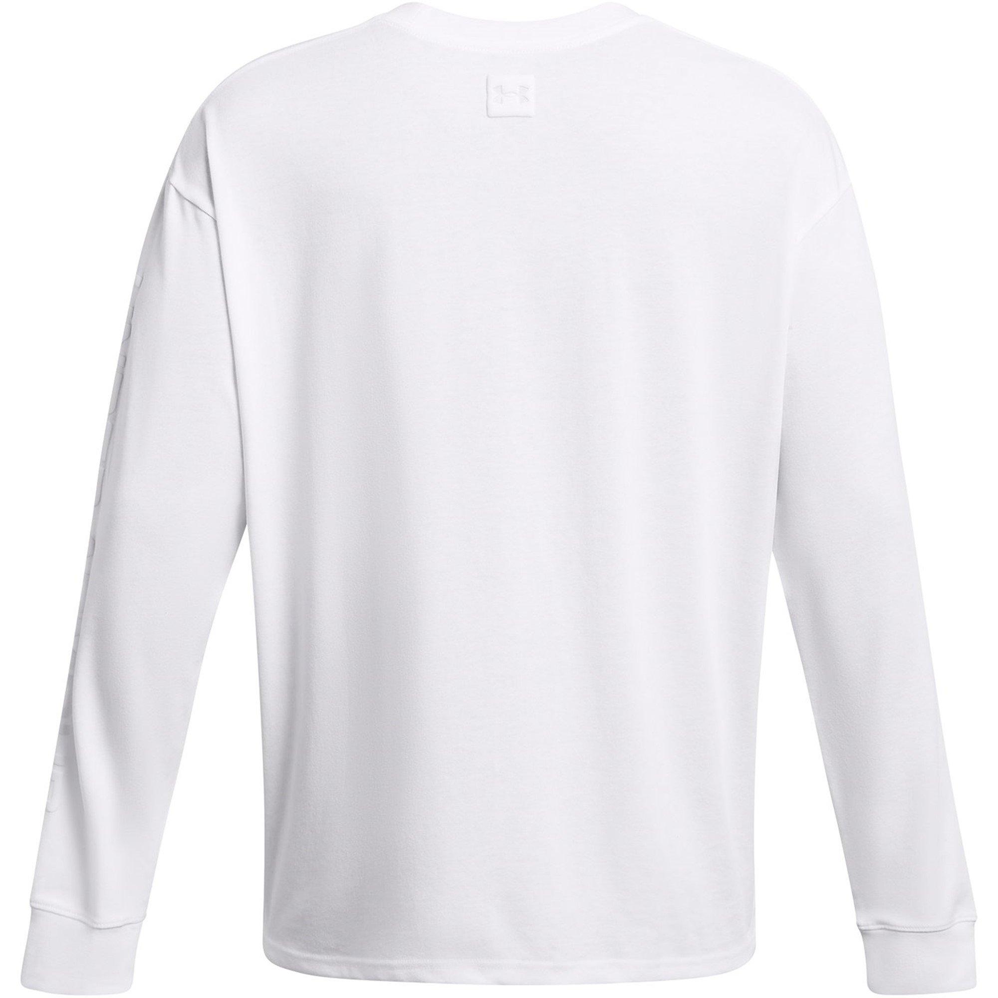 Weiß - Under Armour - Hw Tonal Wordm Ls Sn99 - 2