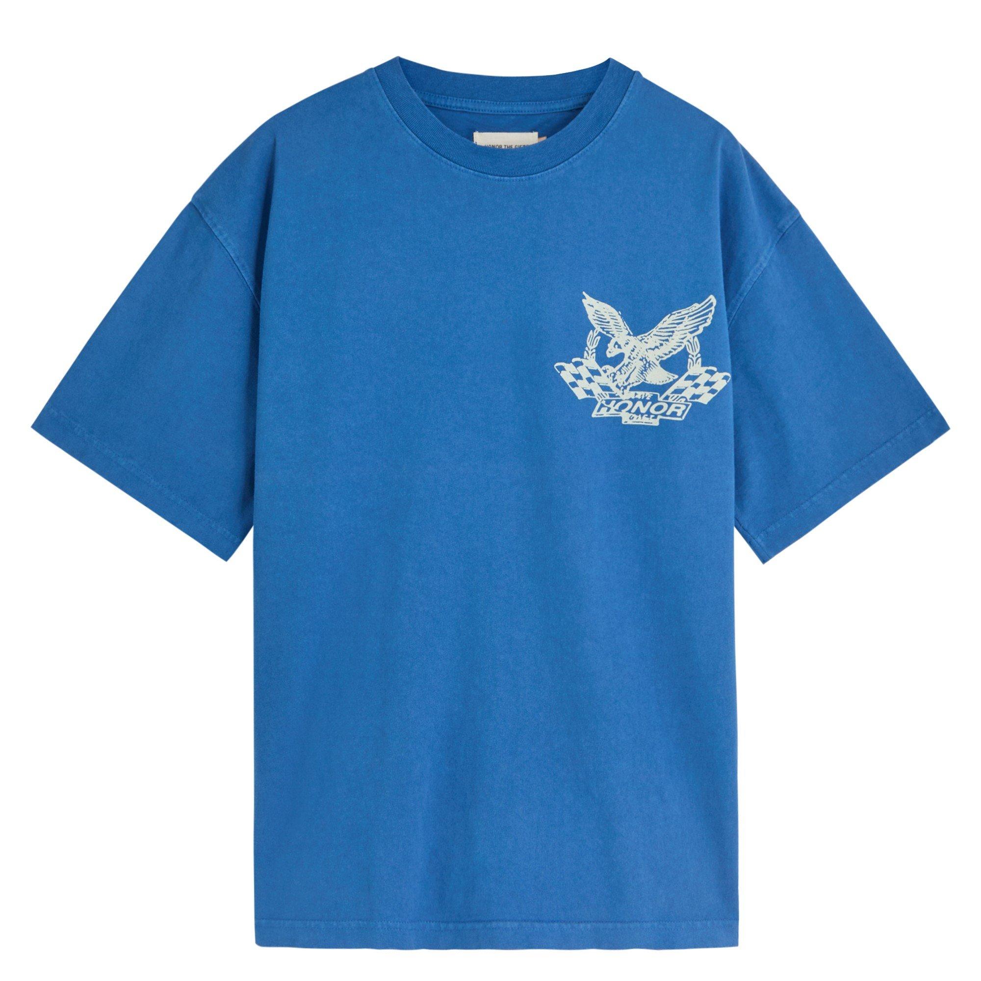 BLUE - Honor The Gift - HTG VINTAGE OIL TEE