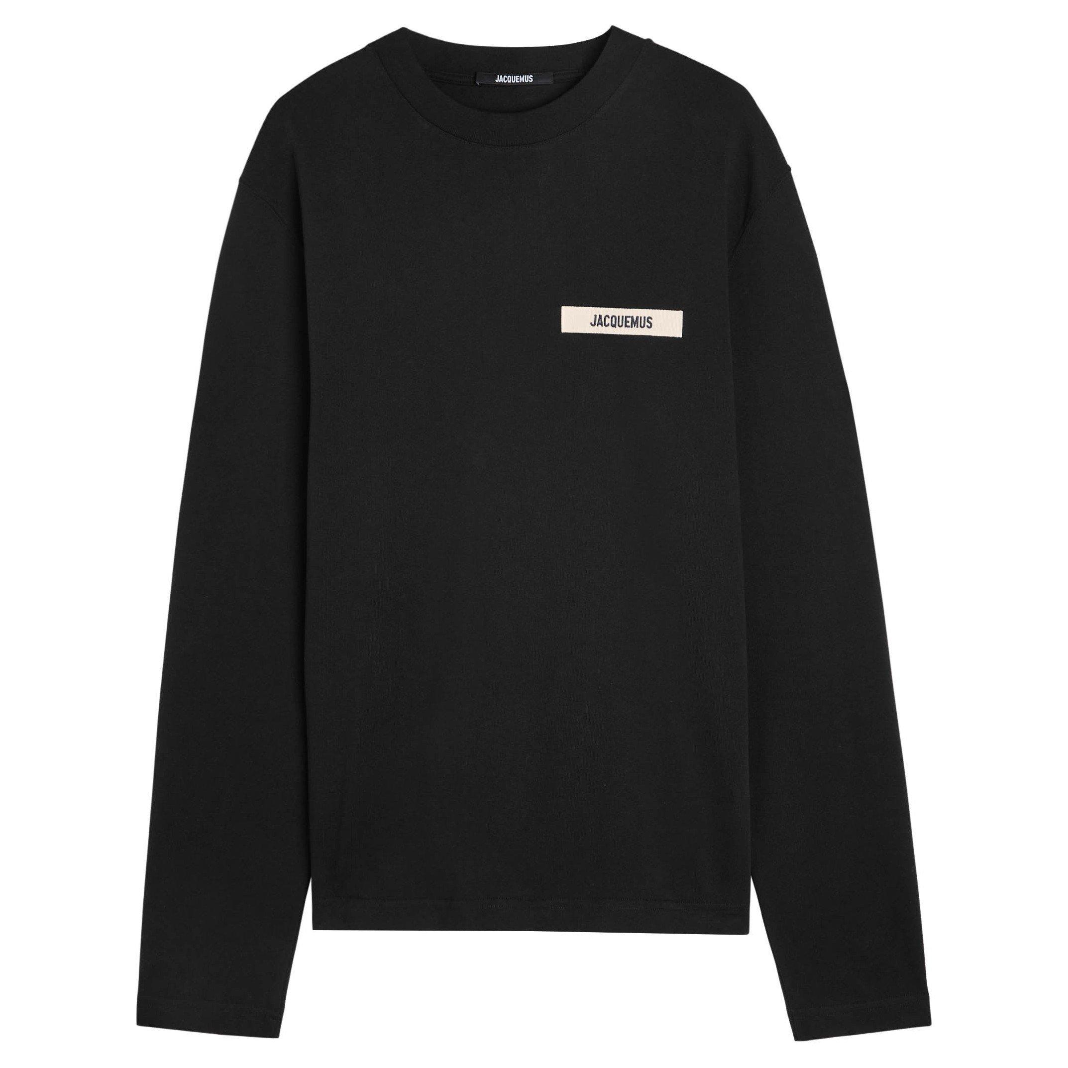 BLACK - Jacquemus - JAC LE TSHIRT GROS GRAIN ML