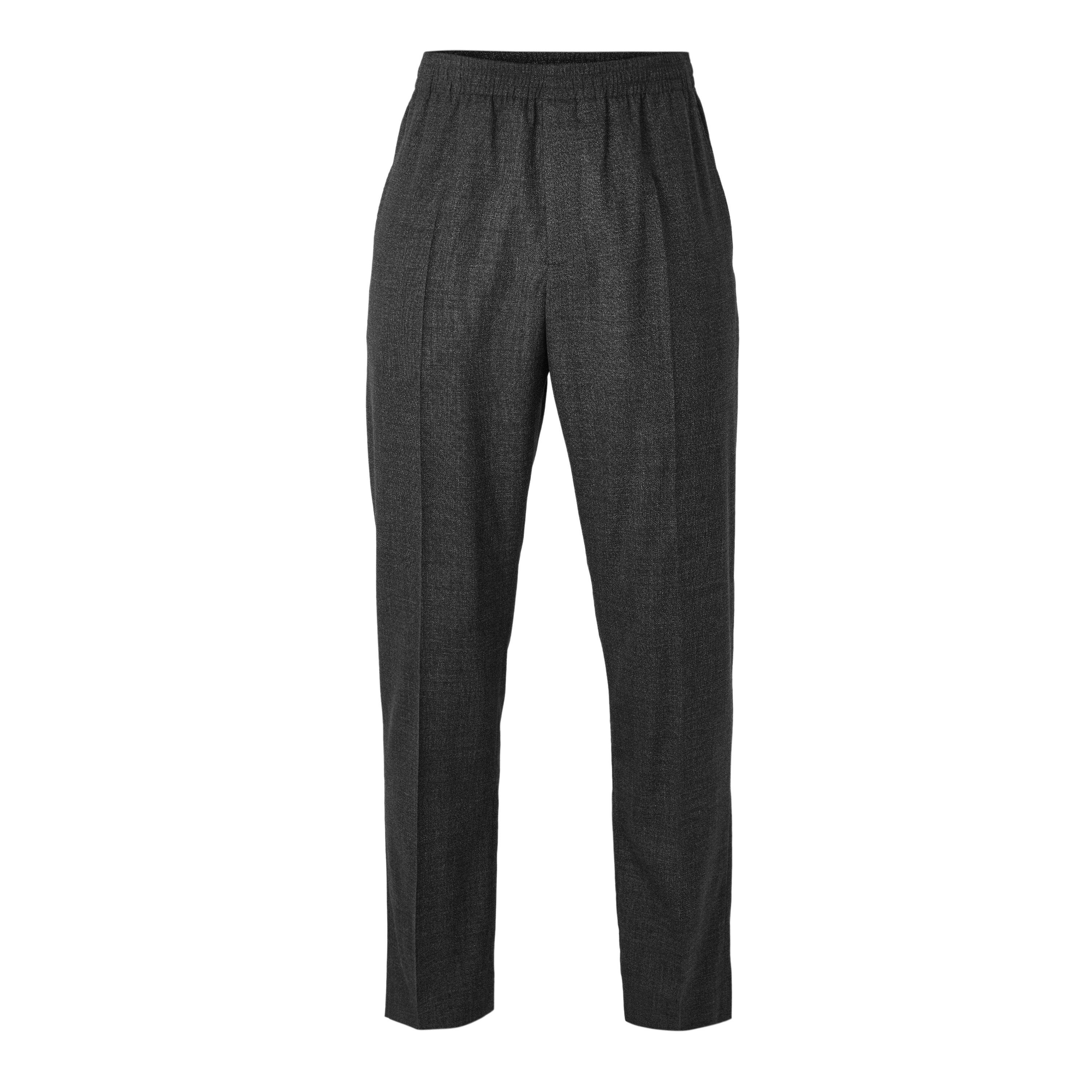 GREY - DIOR - Men's Light Check Wool Slim-Fit Joggers - 1