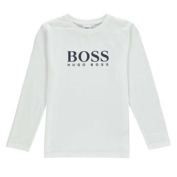 Boss Boy's Logo Long Sleeve T Shirt