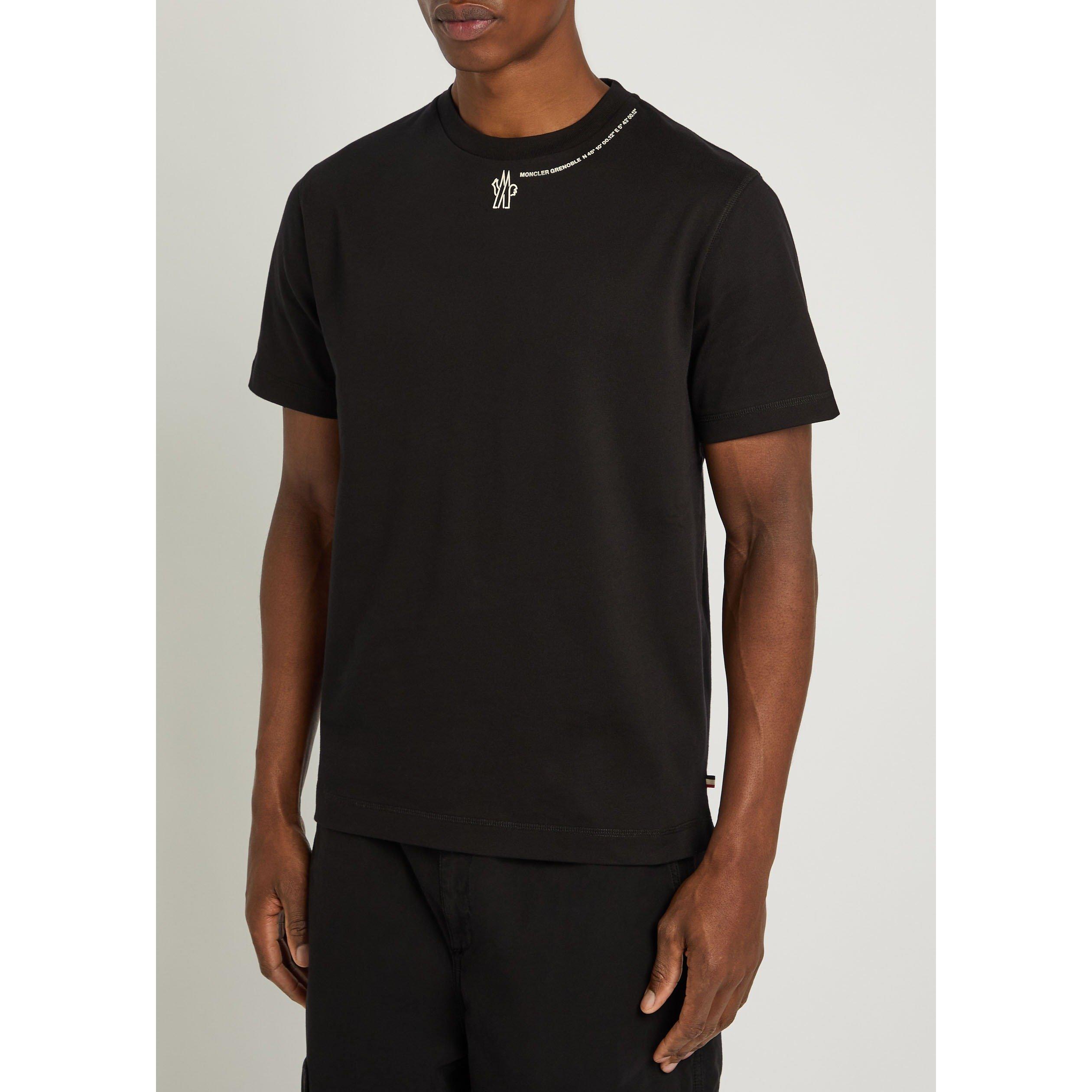BLACK - Moncler Grenoble - MG LOGO SS TEE - 2