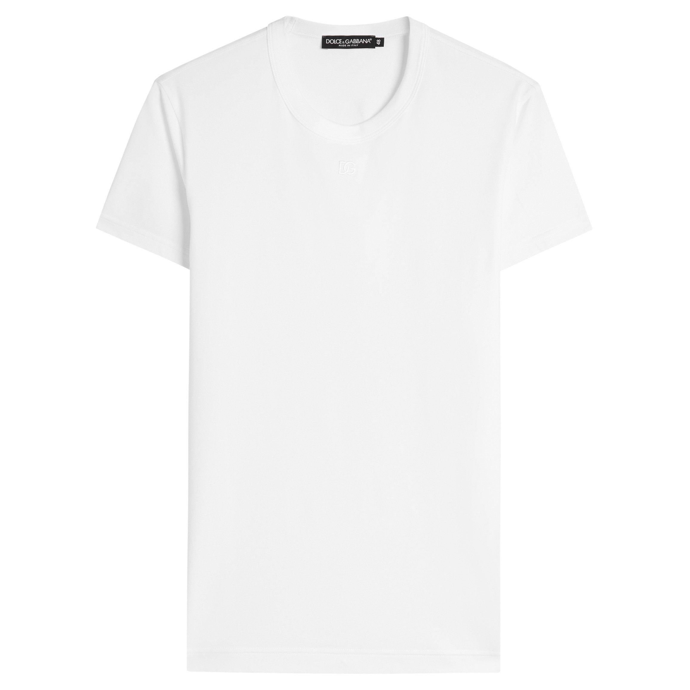 WHITE - Dolce and Gabbana - DG CORE TEE