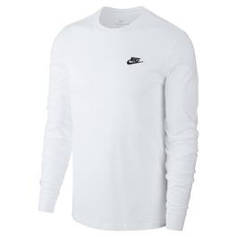 Nike Sportswear Club Mens Long Sleeve T Shirt