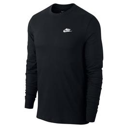 Nike Sportswear Club Mens Long Sleeve T Shirt