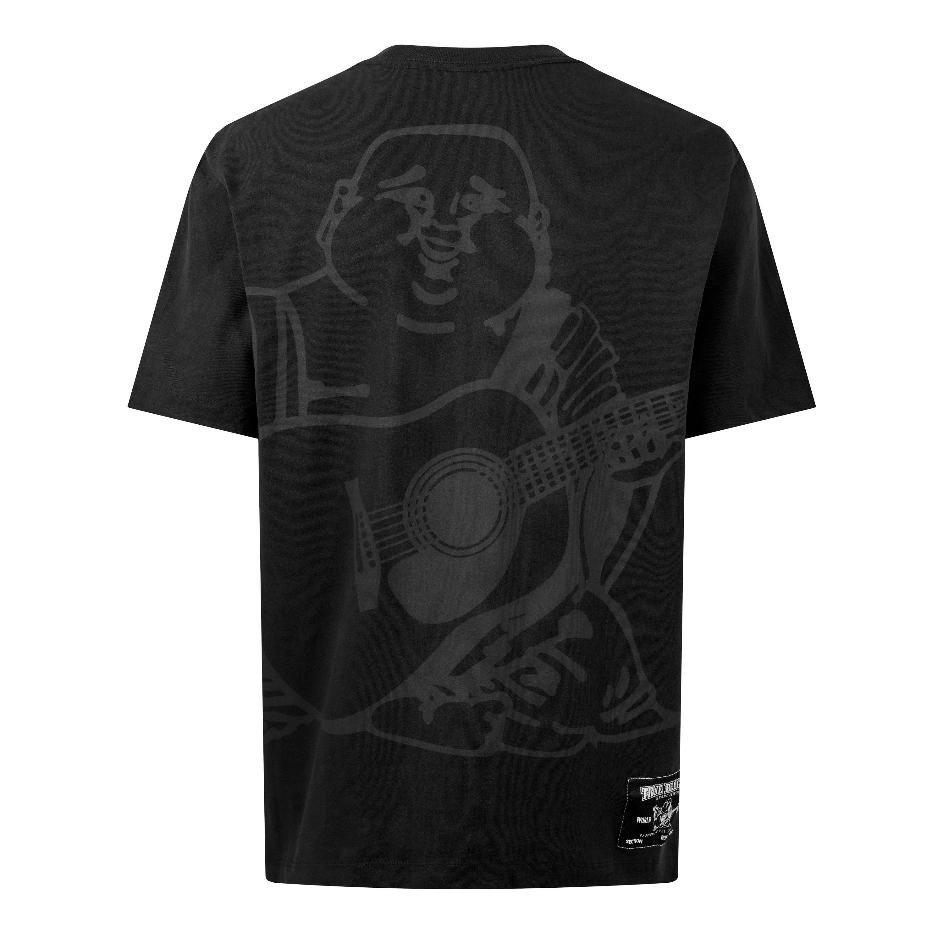 BLACK - True Religion - TR TEE SS LRG LOGO - 2