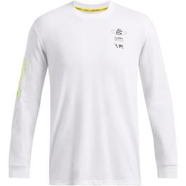 Under Armour Curry Verbiage Heavyweight Long Sleeve T-Shirt Adults