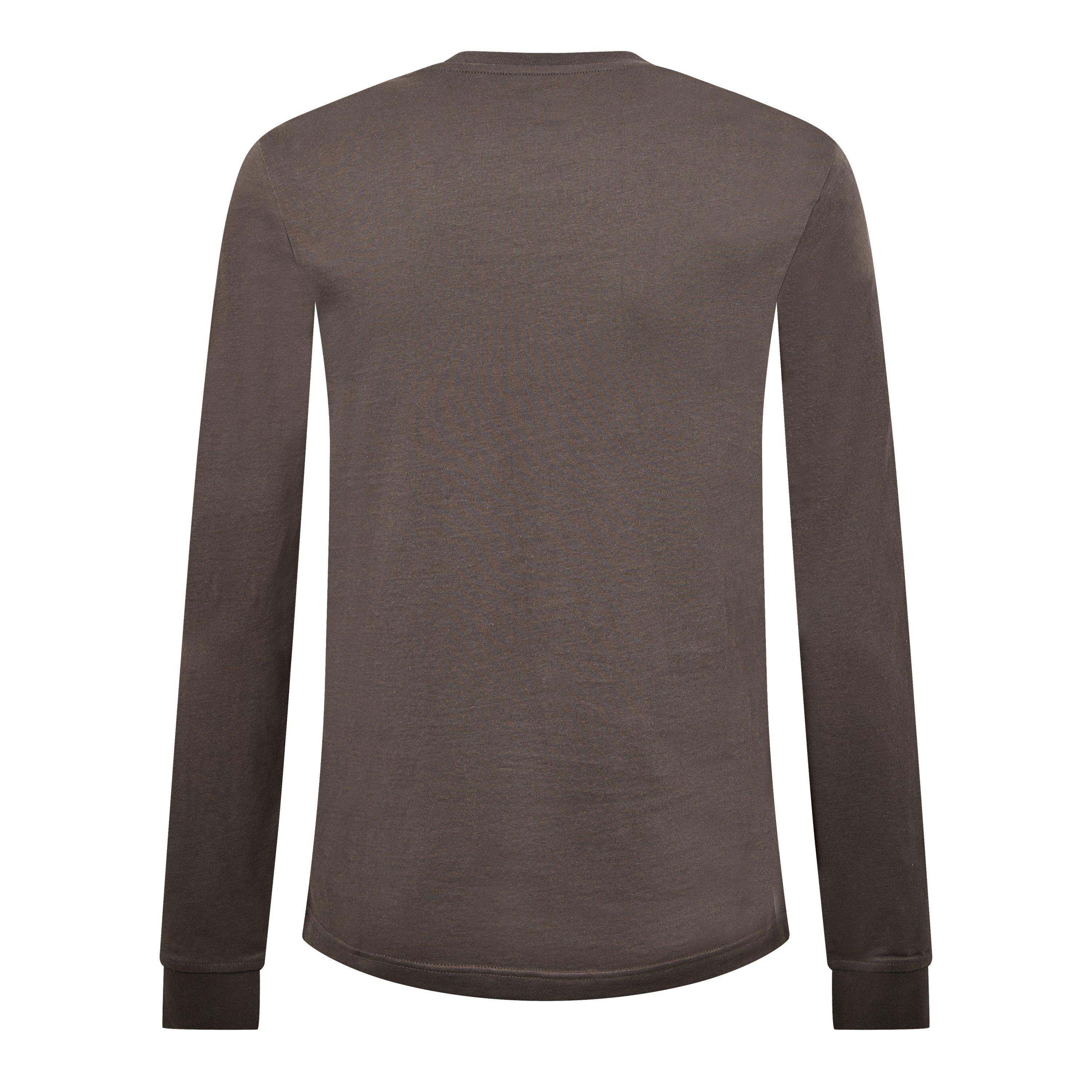 Castanho - Reebok - Long-Sleeve T-Shirt - 2