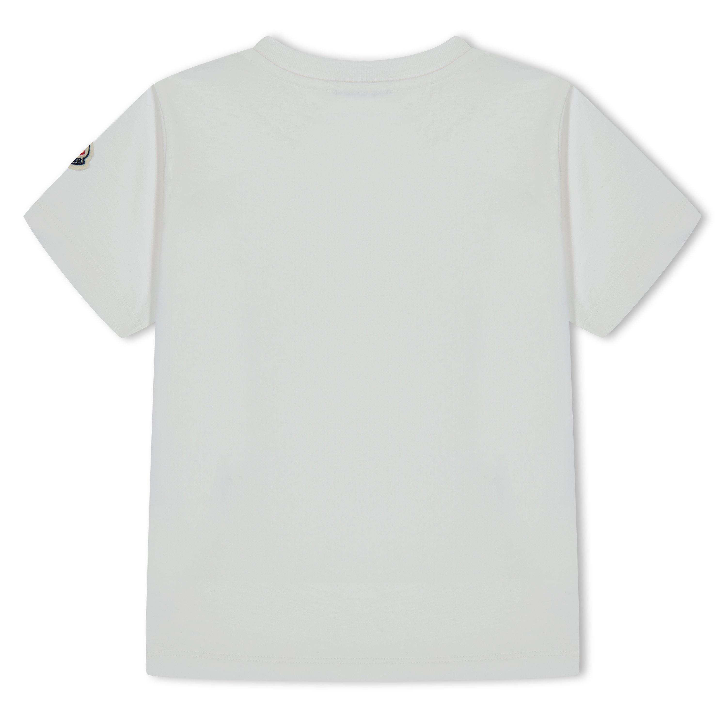 White 034 - Moncler - Graphic Basketball Print T-Shirt - 2