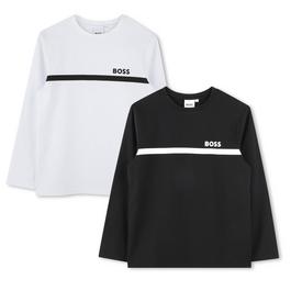 Boss 2 pack Logo T shirt Junior Boys