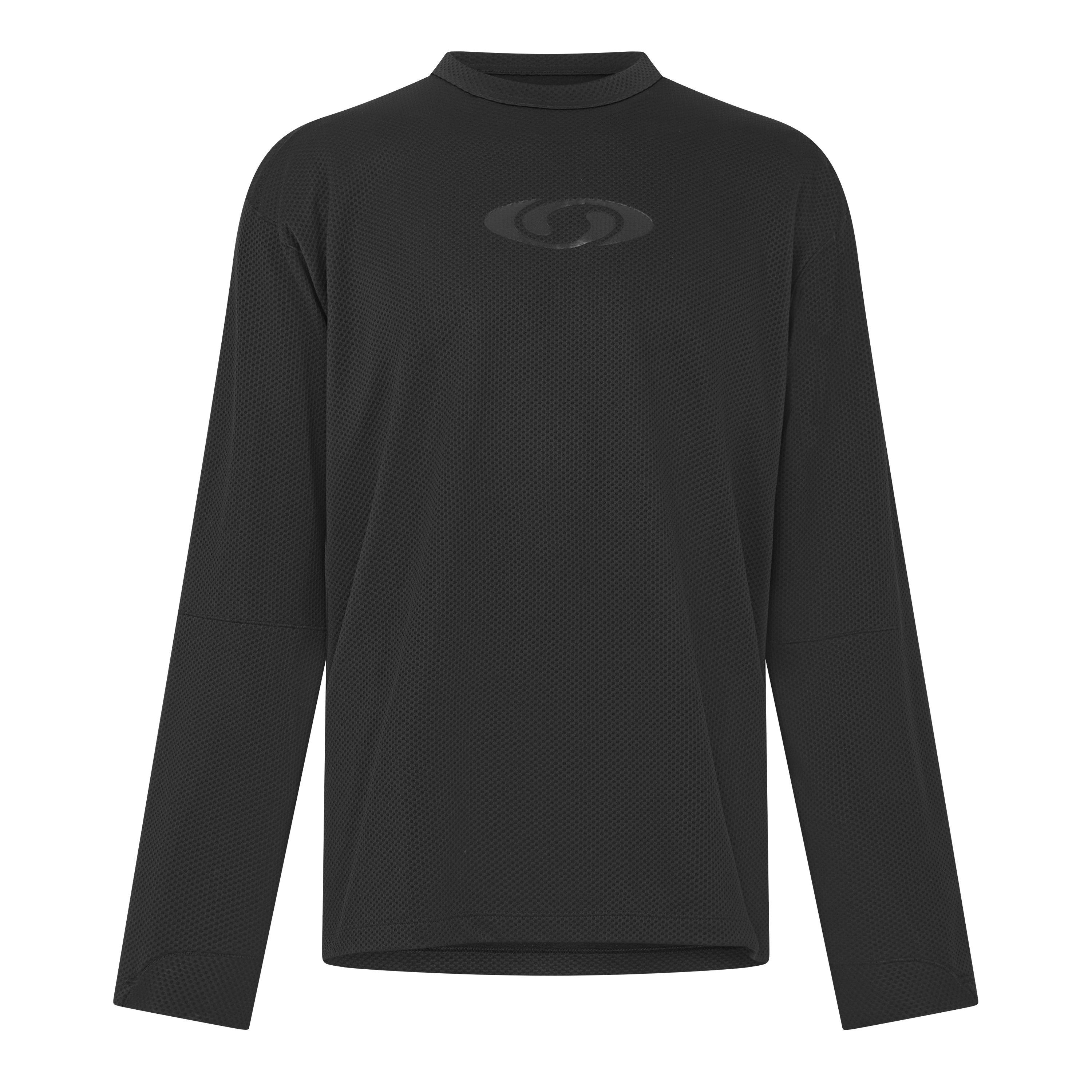 BLACK - MM6 Maison Margiela - MM6 X SALOMON LS TEE - 1