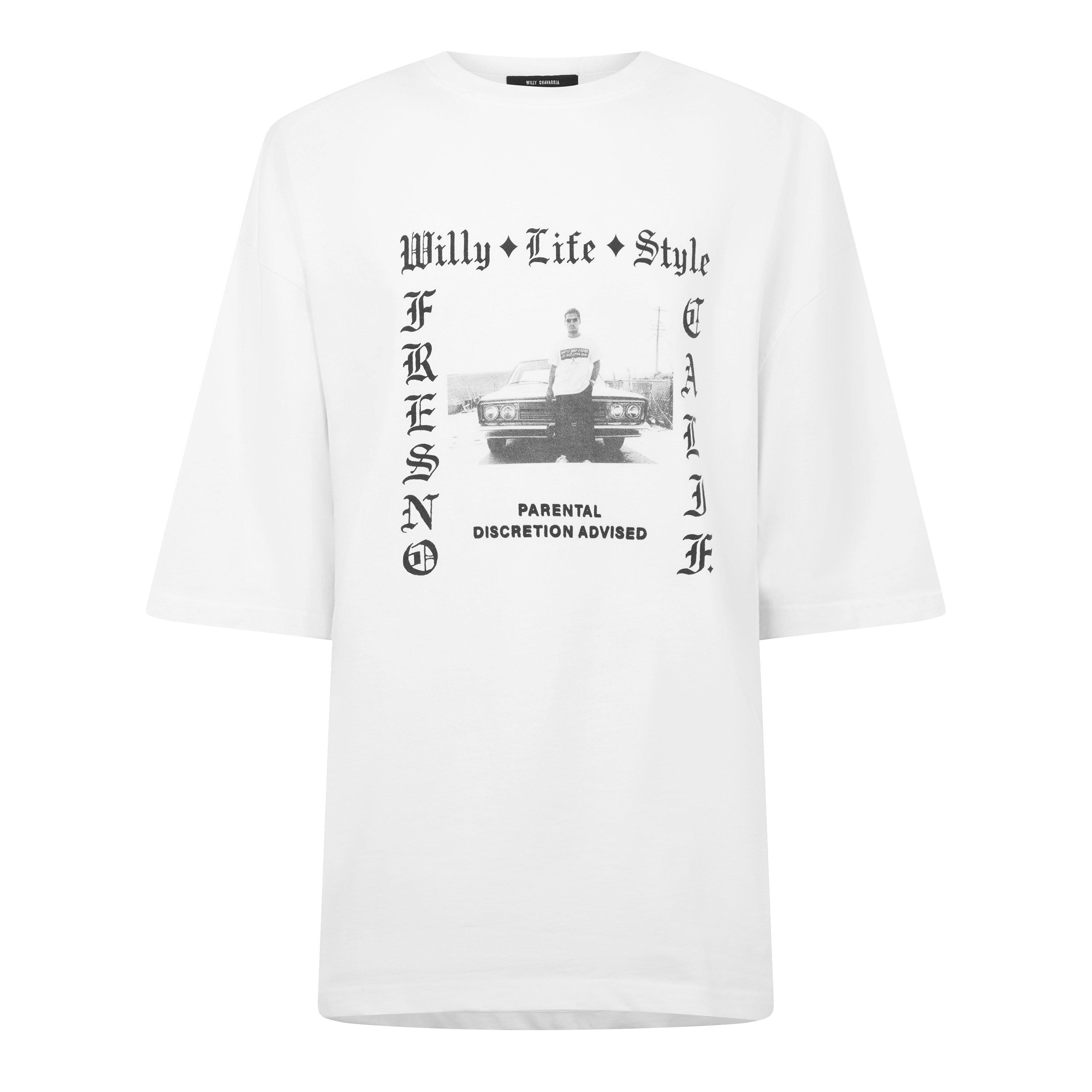 WHITE - Willy Chavarria - WC LIFESTYLE NORTHSIDER T - 1