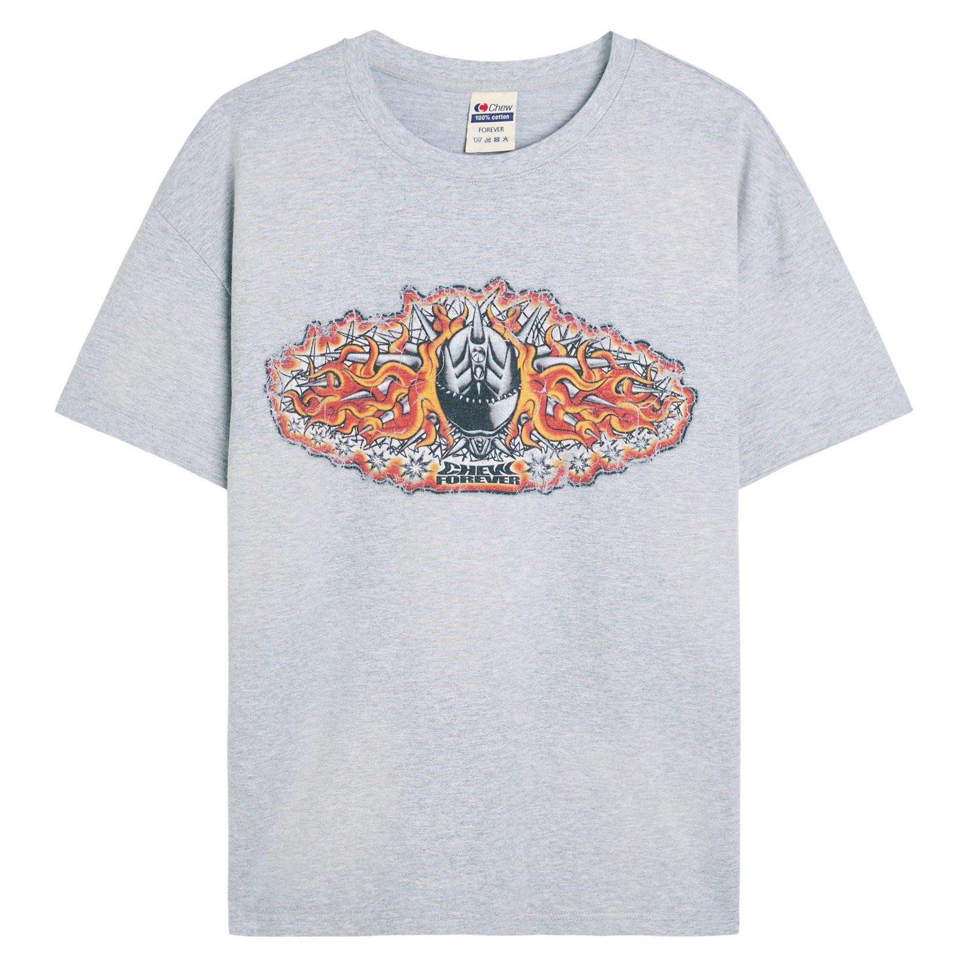 WHITE - Chew Forever - CF STATIC SS TEE - 1
