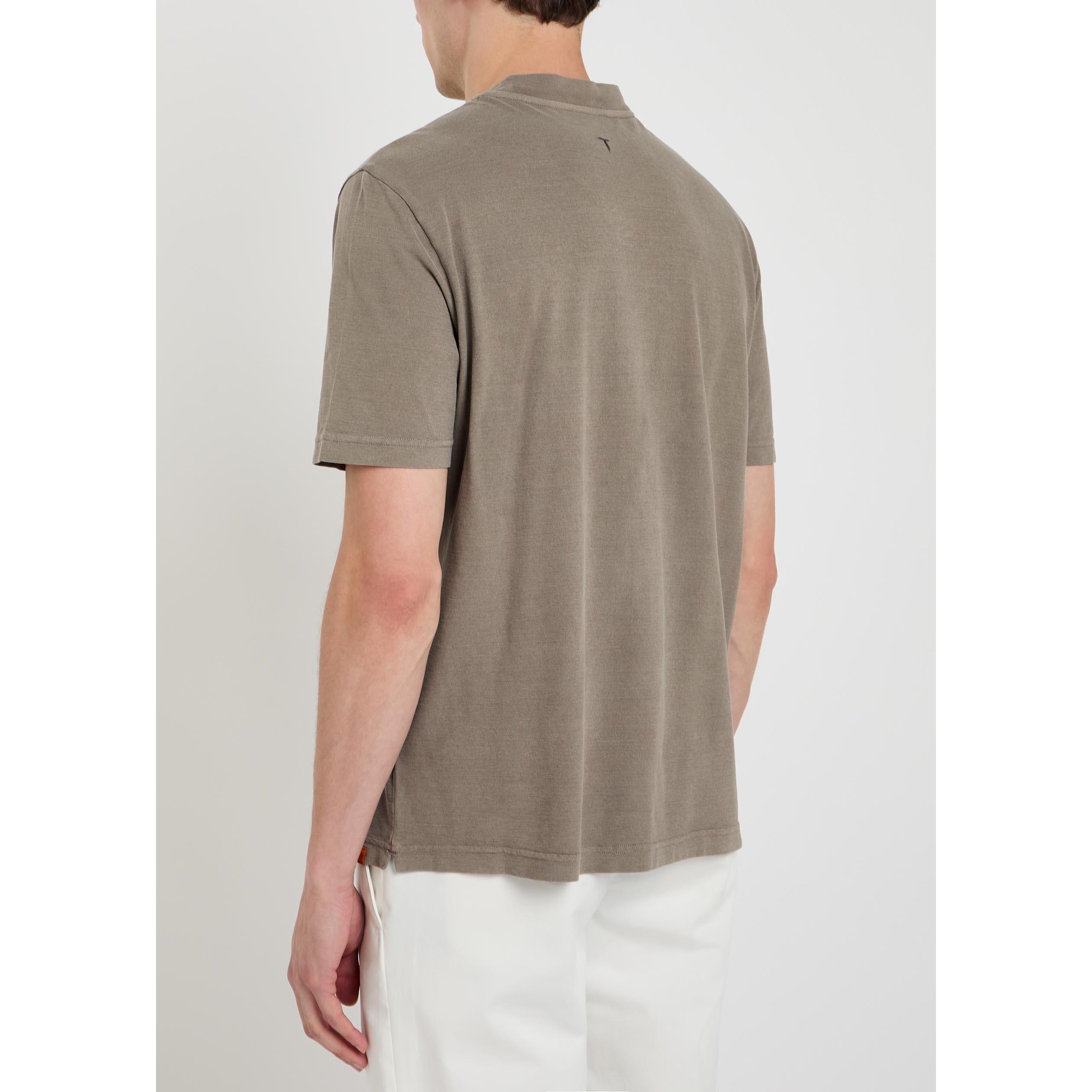 BROWN - Tods - Men's Cotton T-Shirt - 3