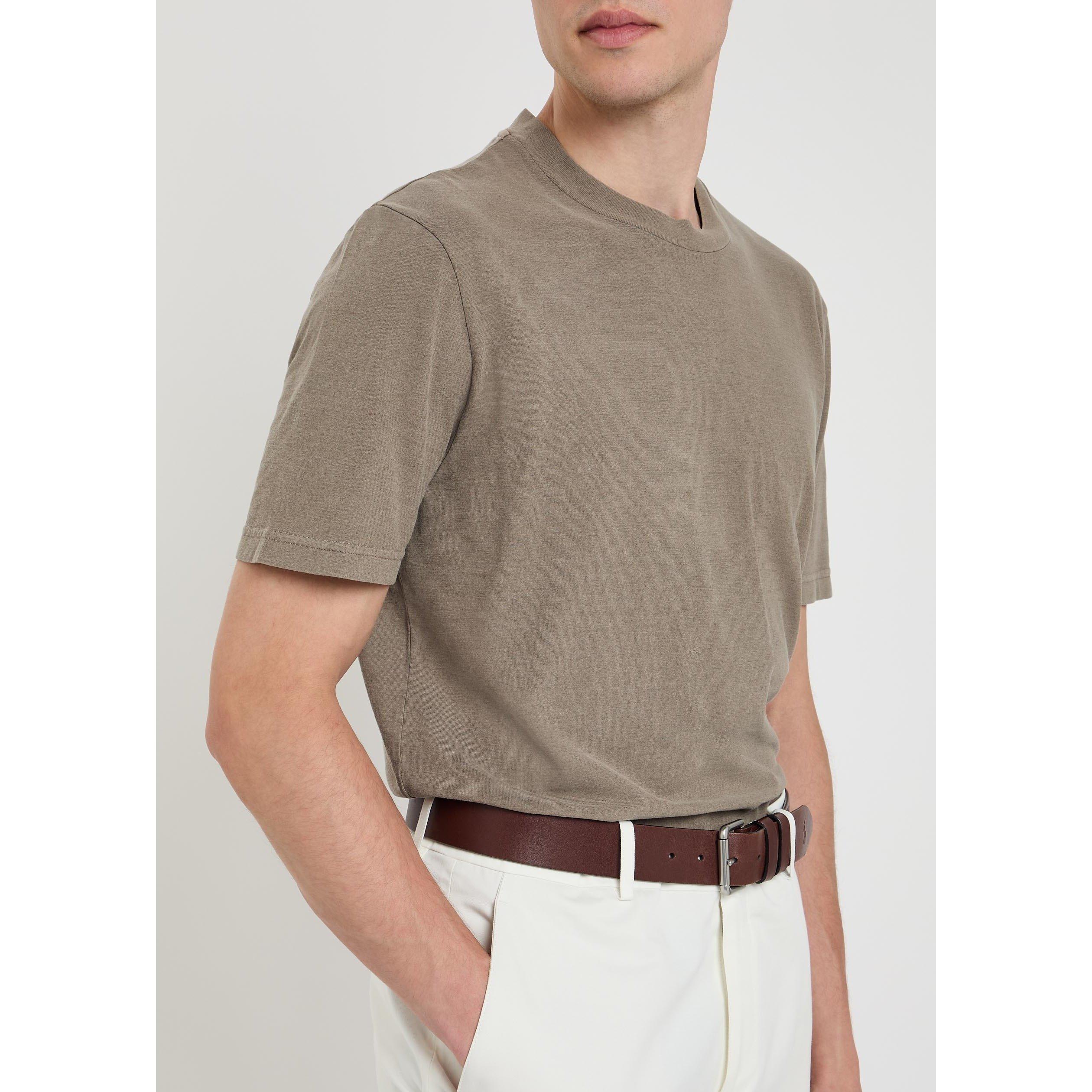 BROWN - Tods - Men's Cotton T-Shirt - 4