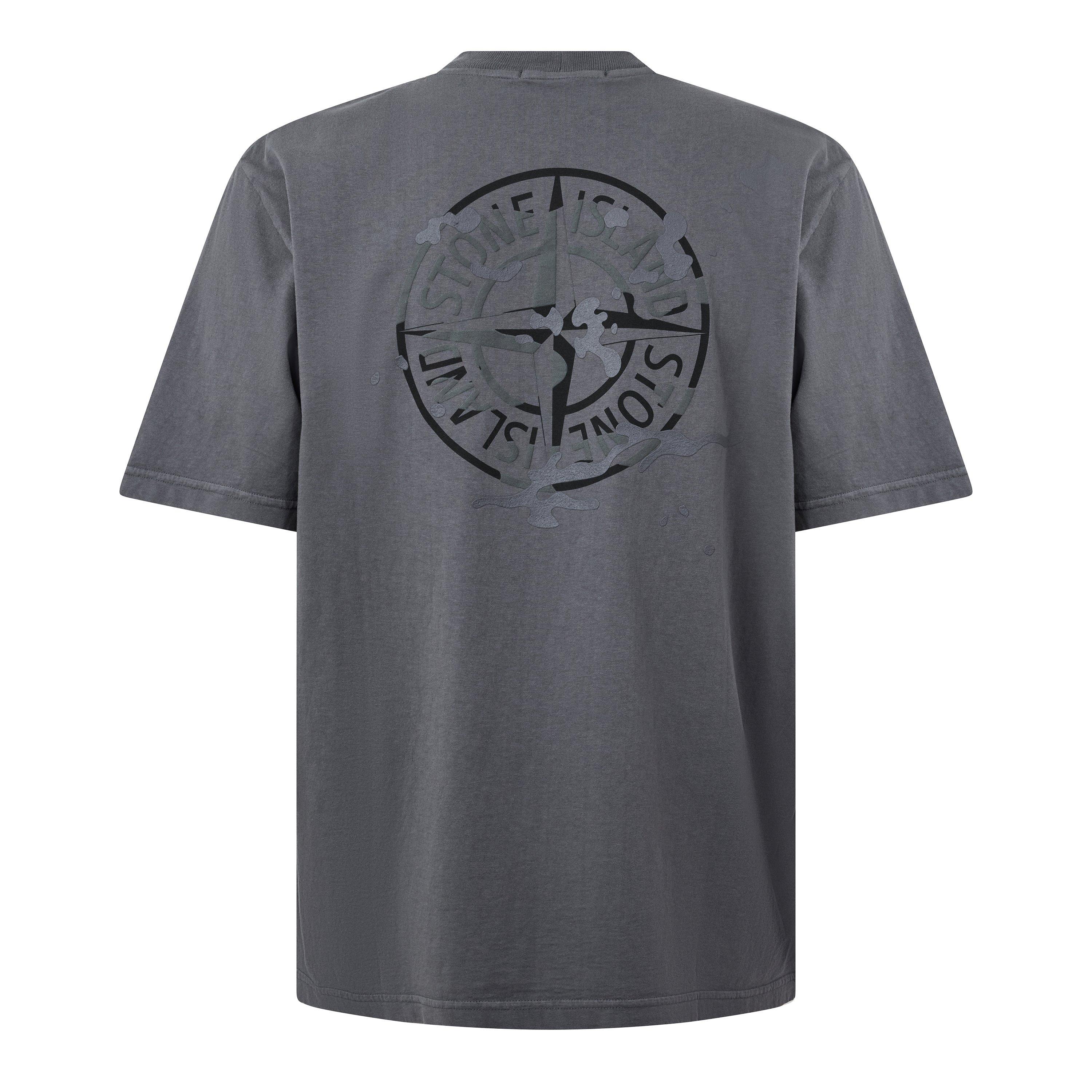 GREY - Stone Island - SI AW BACK PRINT TEE - 2