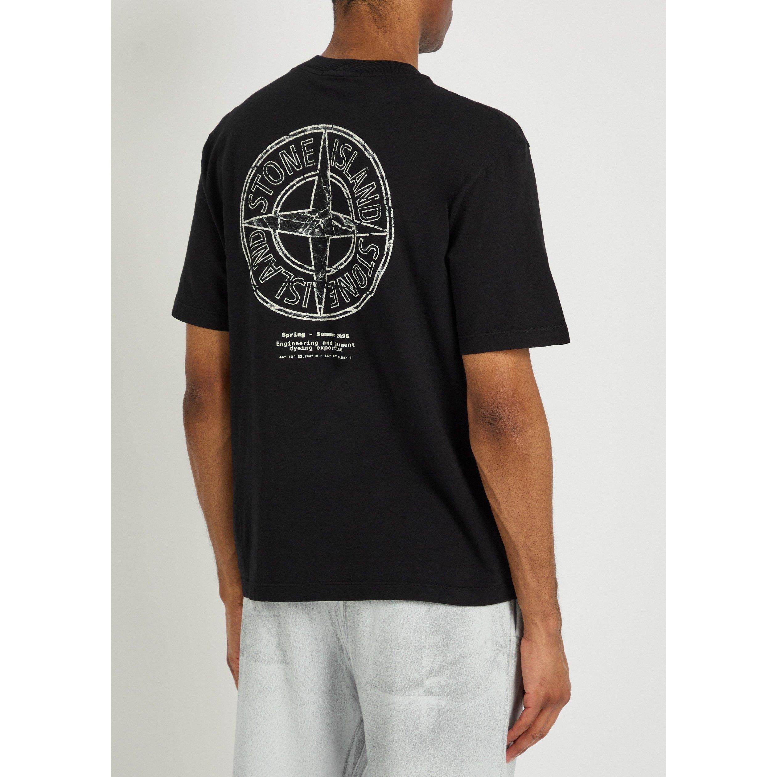 Stone Island | Men's Camo Cotton Short-Sleeve T-Shirt | HARVEY NICHOLS
