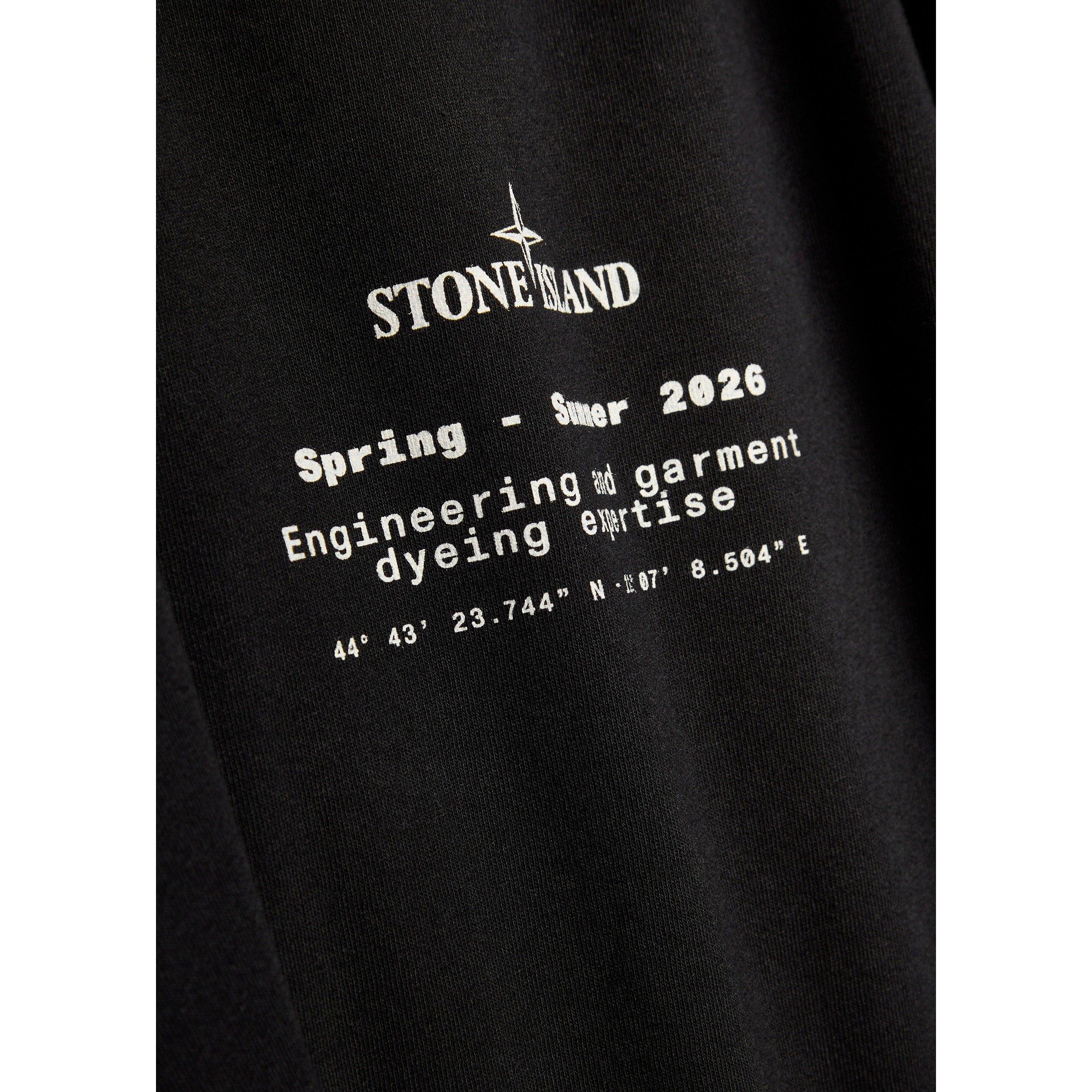 BLACK - Stone Island - Men's Camo Cotton Short-Sleeve T-Shirt - 4