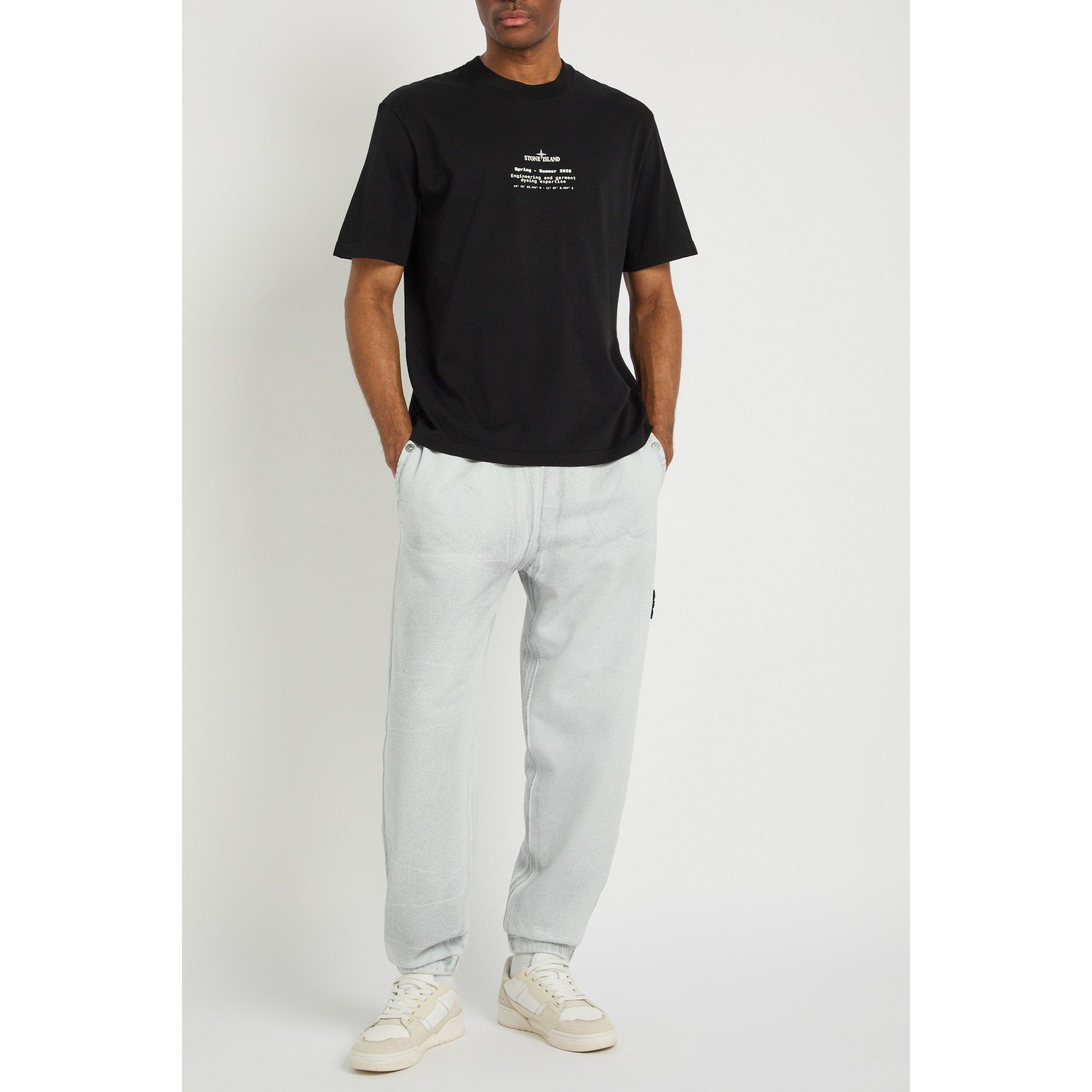 BLACK - Stone Island - Men's Camo Cotton Short-Sleeve T-Shirt - 5