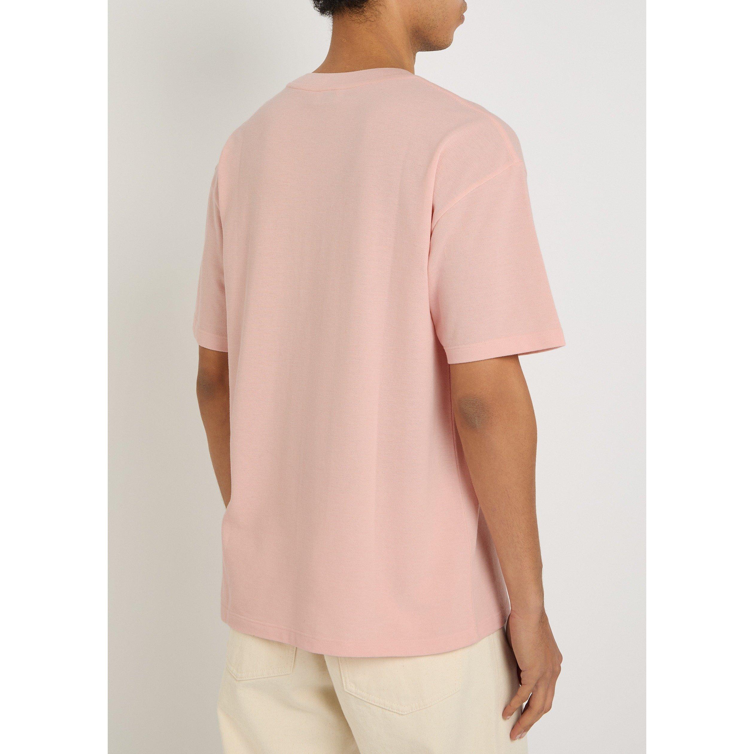 PINK - Saint Laurent - YSL T SHIRT LARGE BORD C - 3