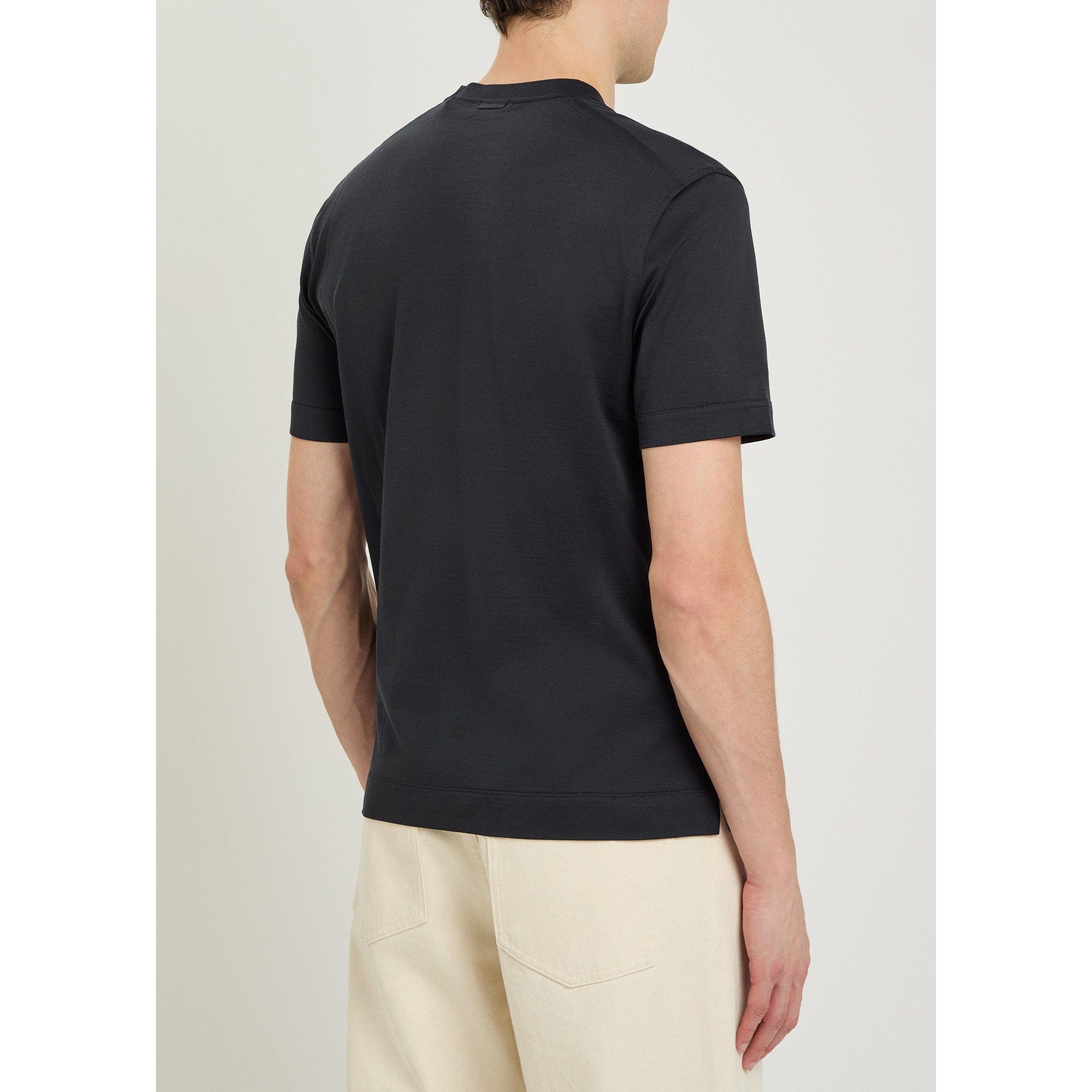 BLACK - Zegna - ZEGNA LEGGERISSIMO T-SHIRT - 3