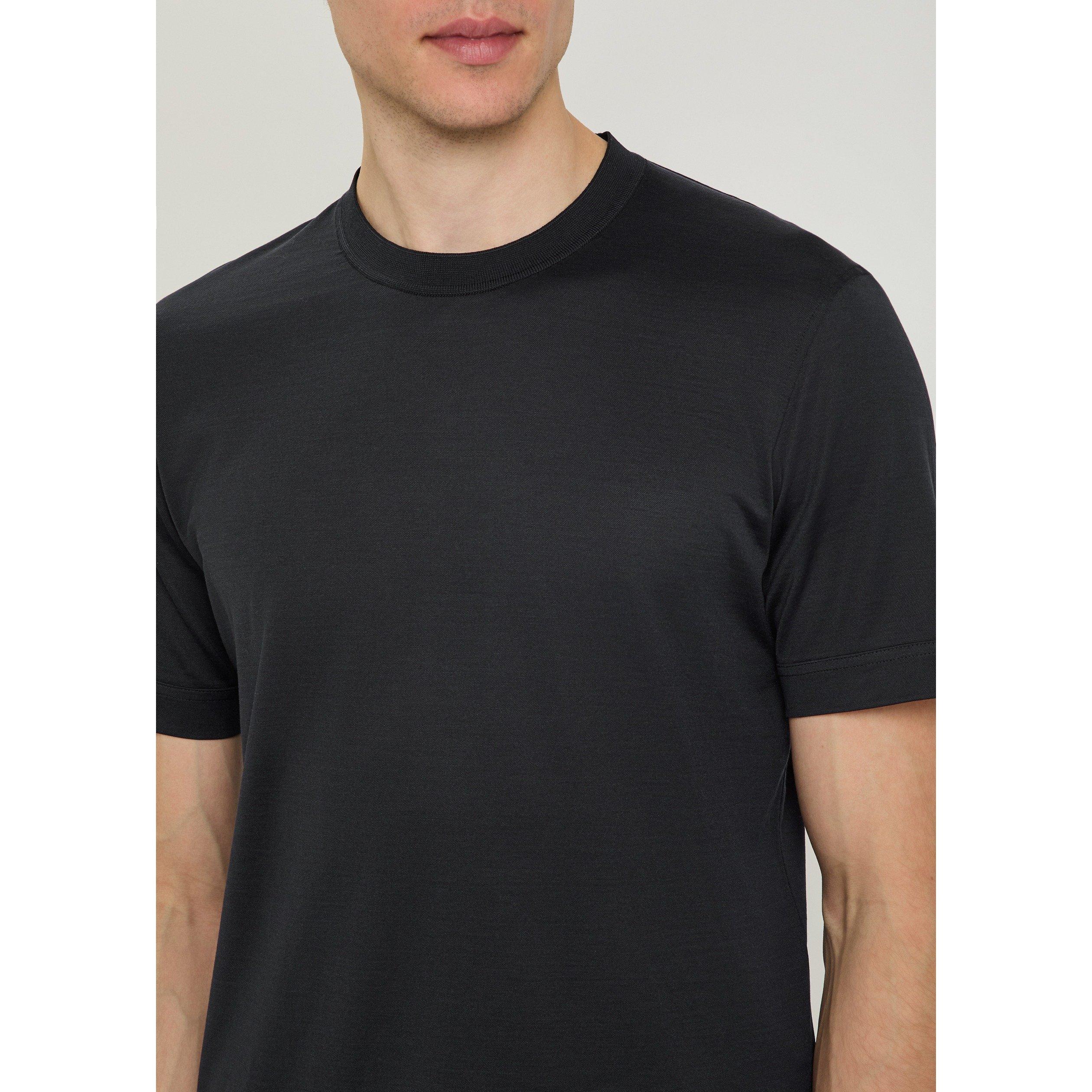 BLACK - Zegna - ZEGNA LEGGERISSIMO T-SHIRT - 4