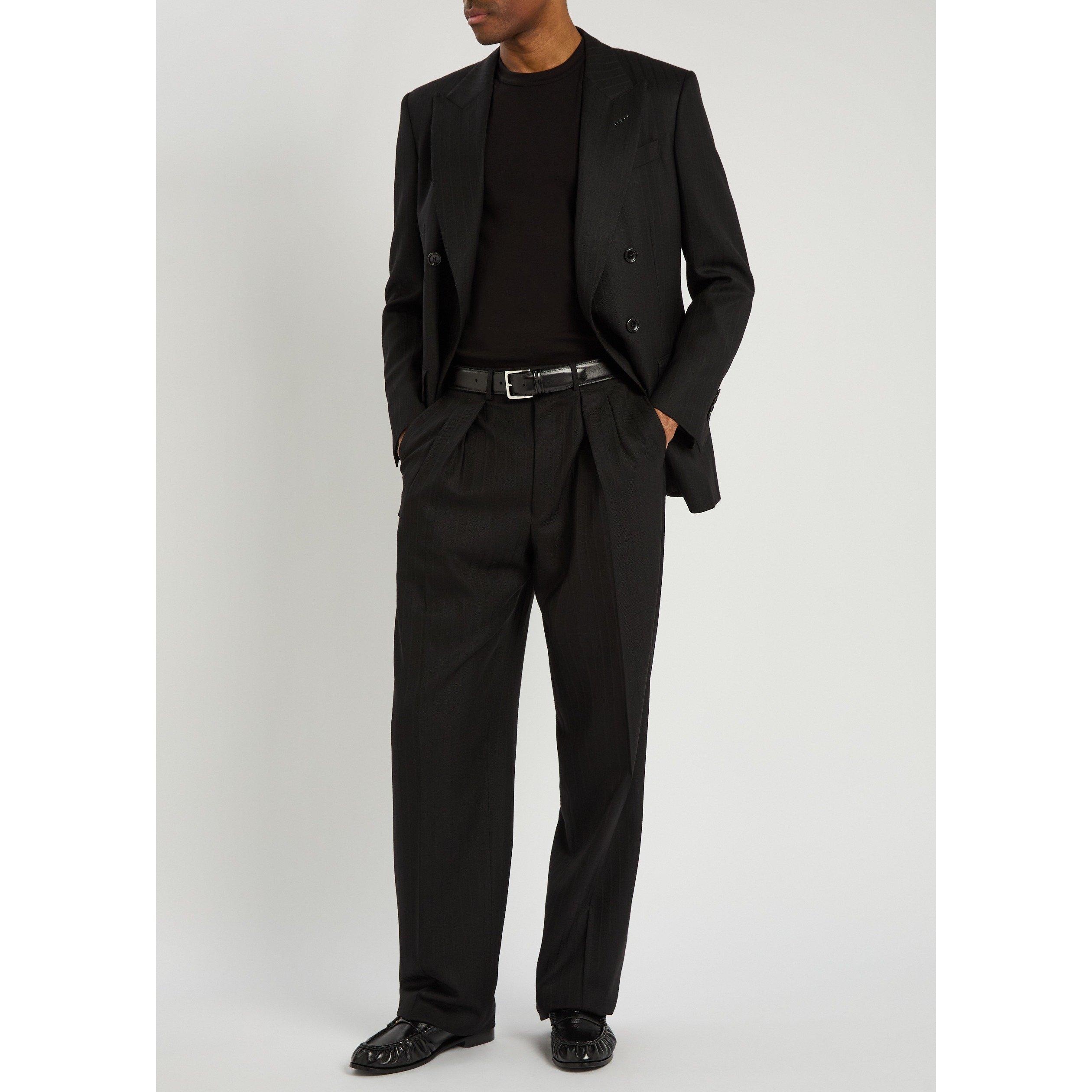 BLACK - Tom Ford - T-SHIRT CREW COTTON STRETCH JE - 5