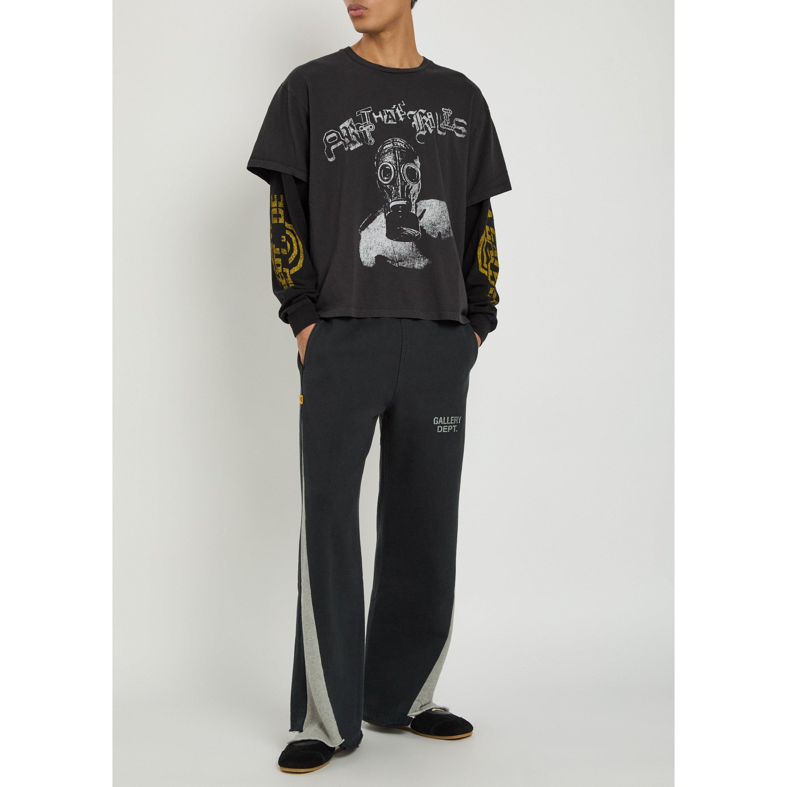 BLACK - Gallery Dept - GD DOUBLE LAYERED TEE - 5