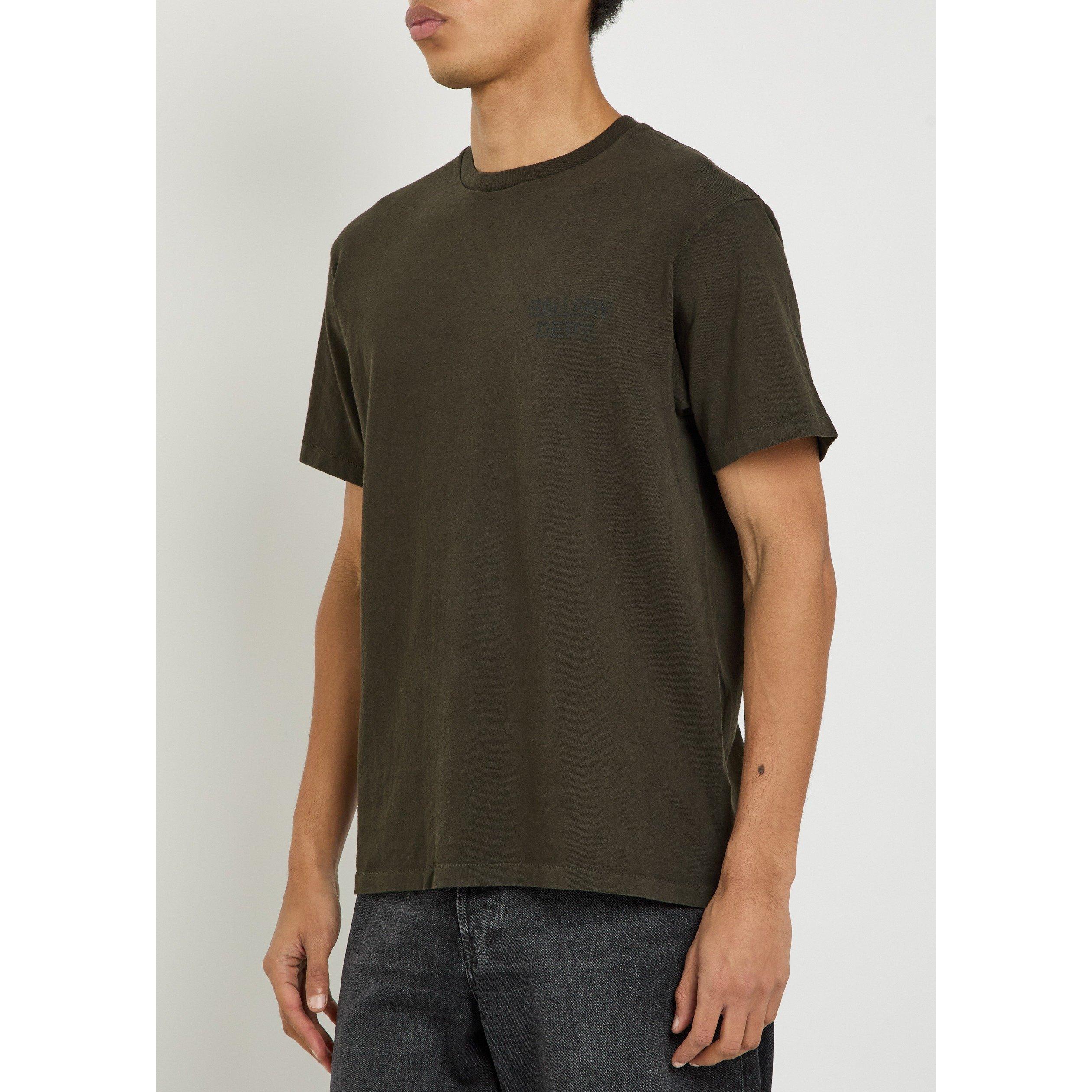 BLACK - Gallery Dept - Men's Logo Dusty Cotton T-Shirt - 2
