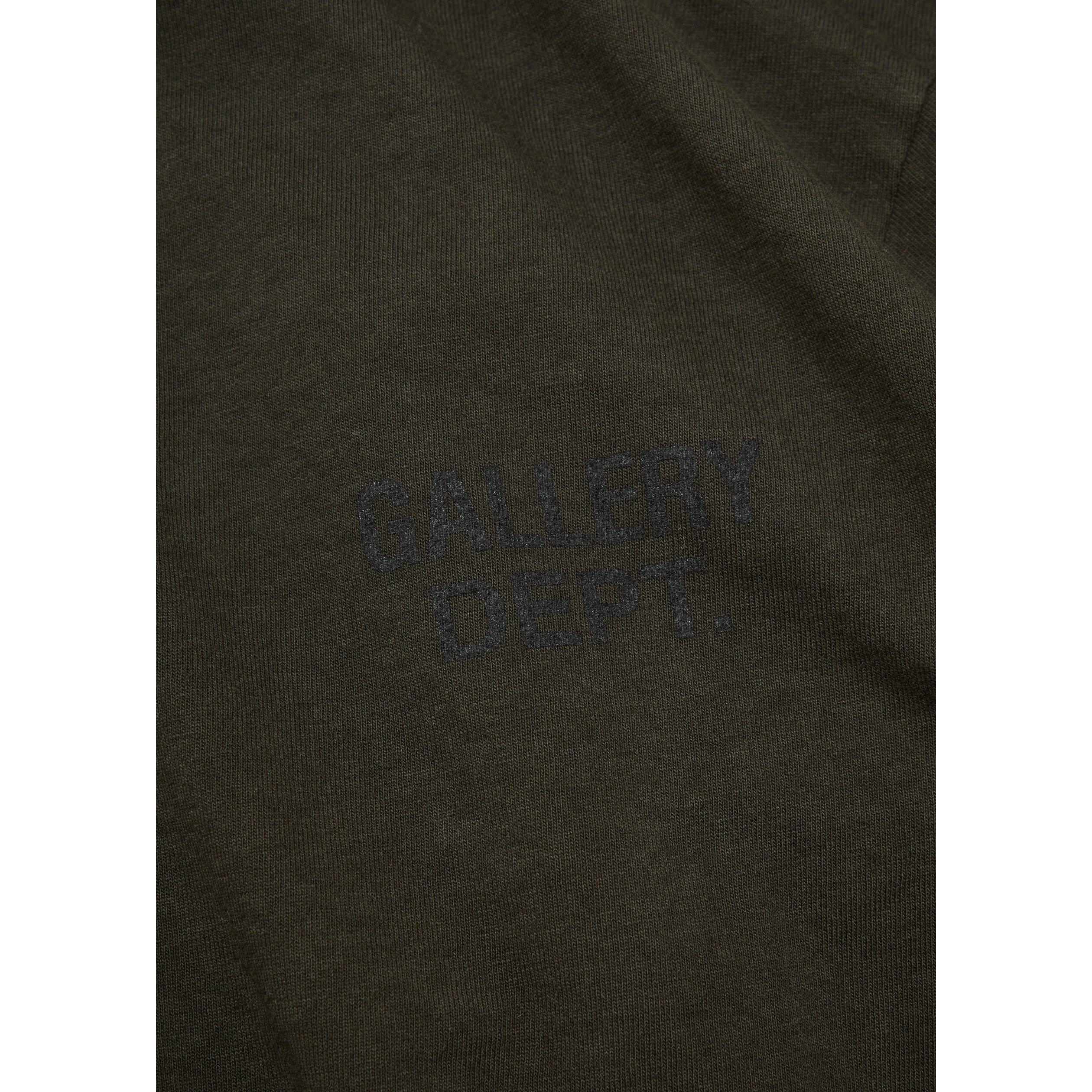 BLACK - Gallery Dept - Men's Logo Dusty Cotton T-Shirt - 4