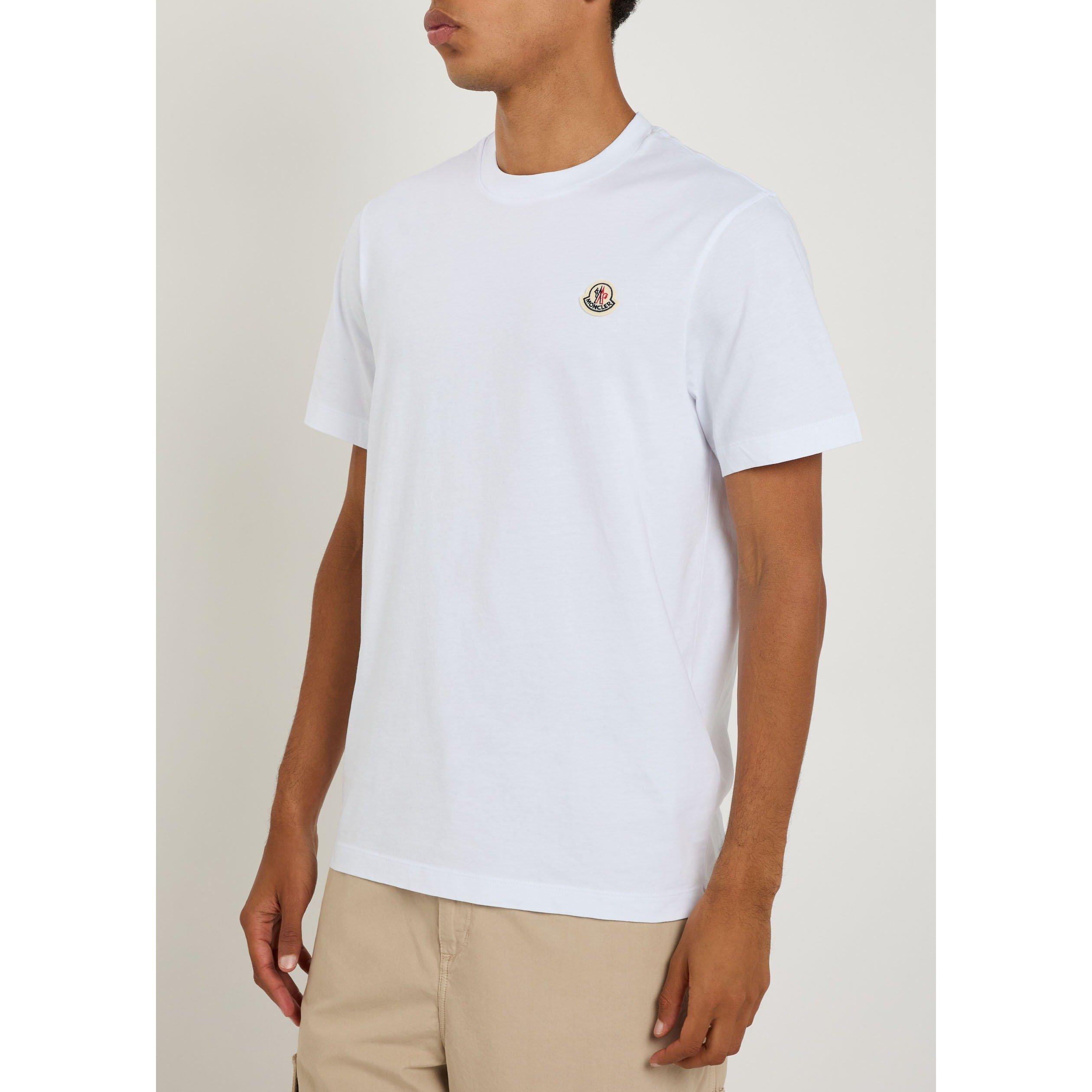 WHITE - Moncler - Men's Cotton Short-Sleeve 3 Pack T-Shirts - 2