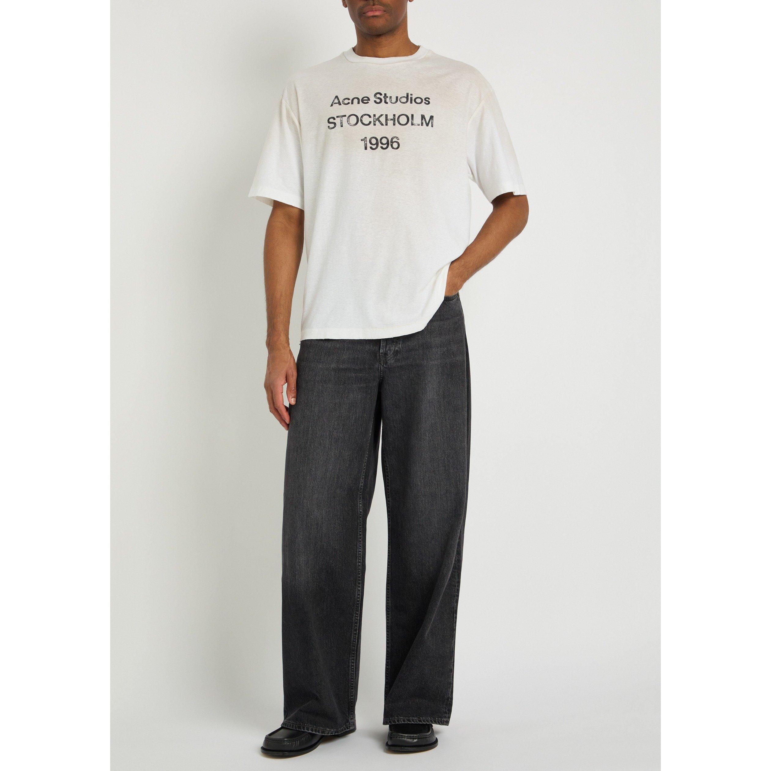 WHITE - Acne Studios - Men's Exford Cotton T-Shirt - 5