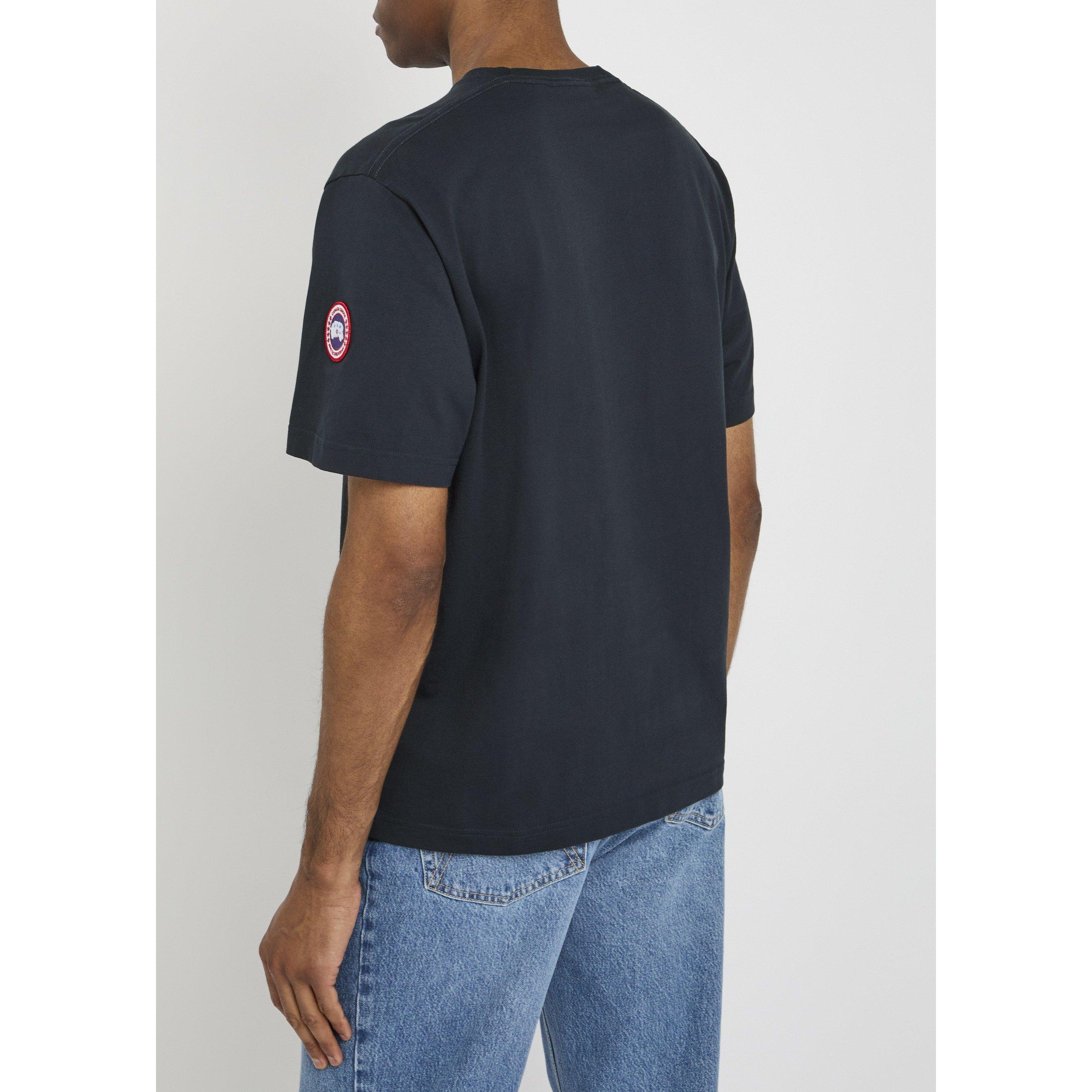 NAVY - Canada Goose - Men's Cotton Short-Sleeve T-Shirt - 3