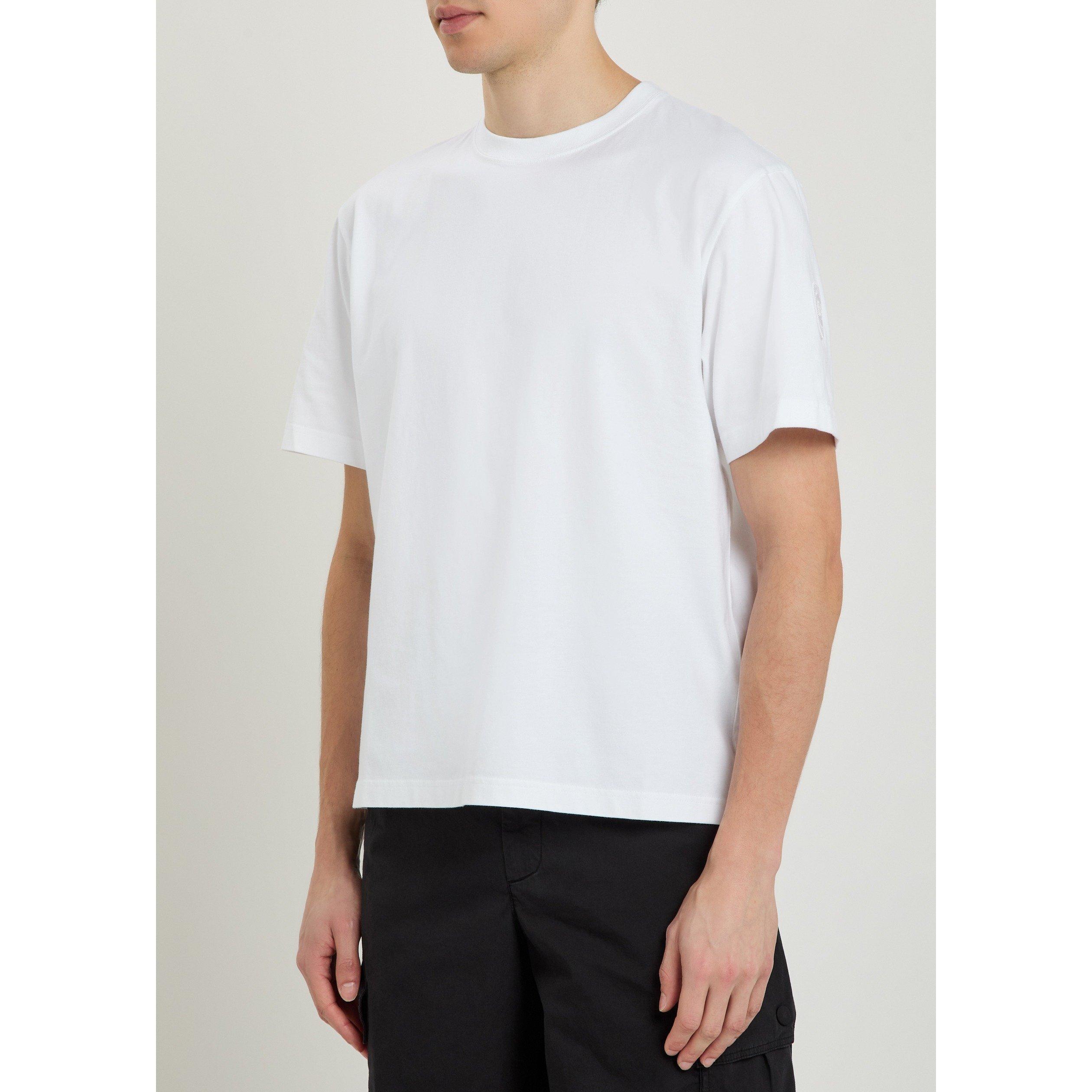 WHITE - Canada Goose - CG TEE SS ARM LOGO NOVO TONAL - 2
