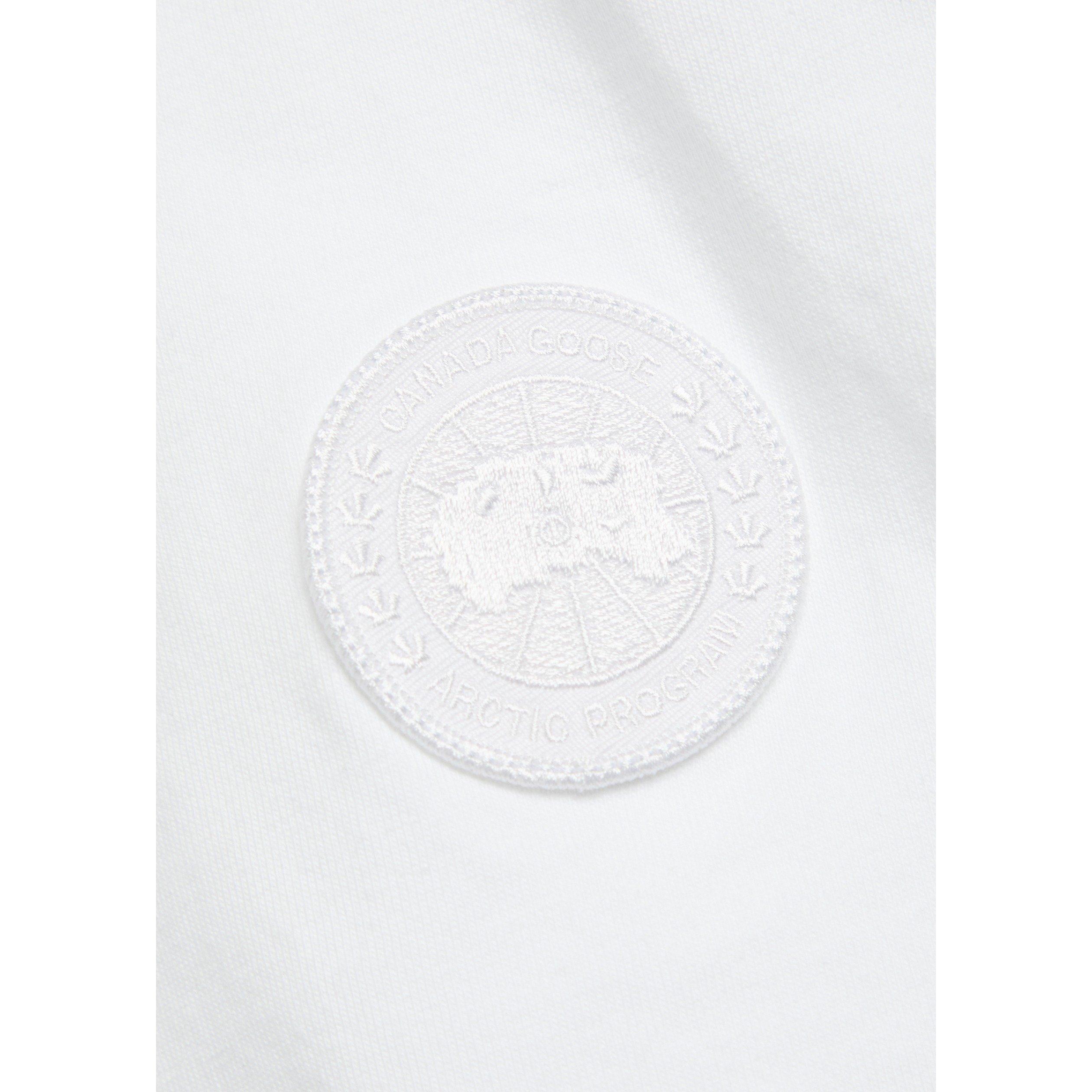 WHITE - Canada Goose - CG TEE SS ARM LOGO NOVO TONAL - 4