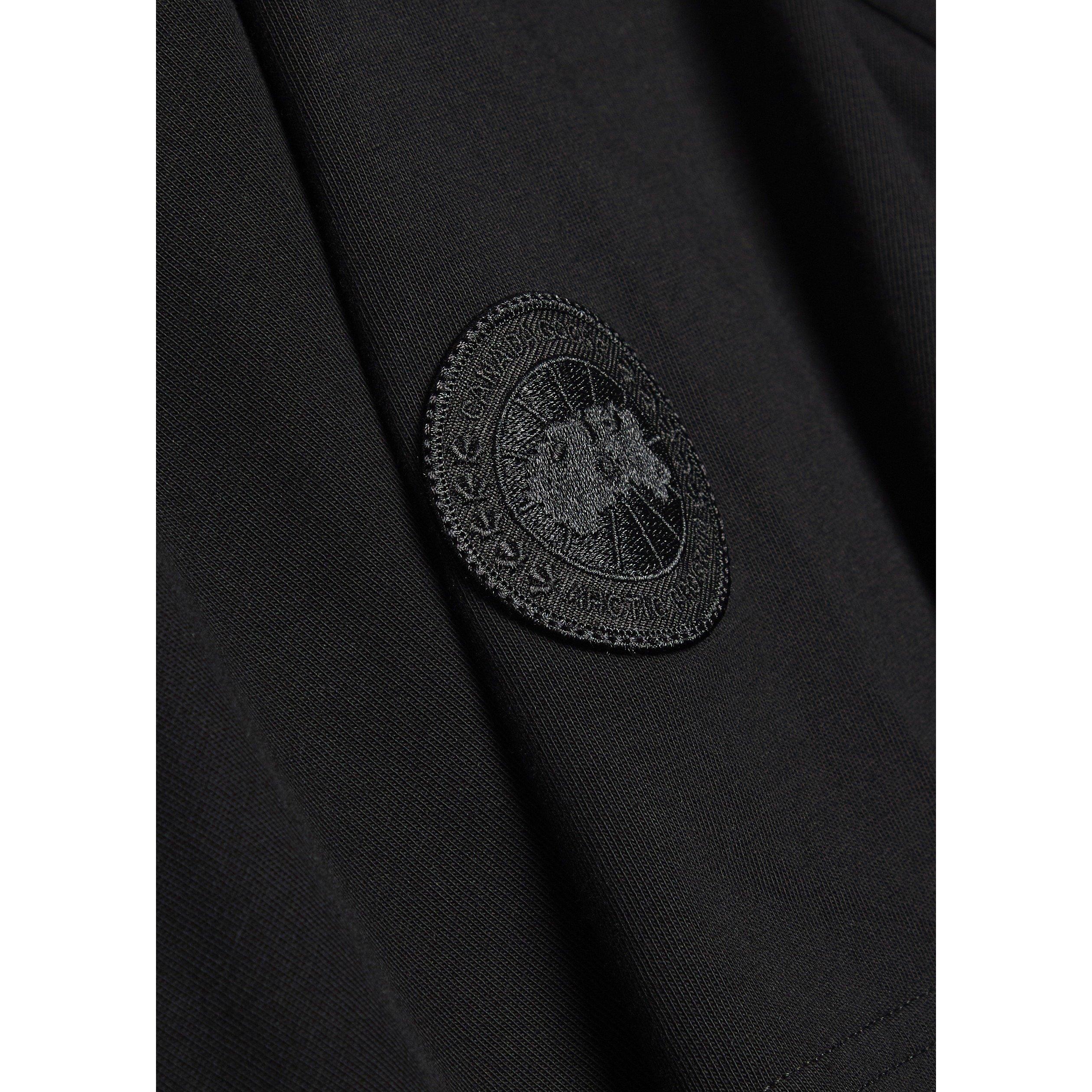 BLACK - Canada Goose - CG TEE SS ARM LOGO NOVO TONAL - 4