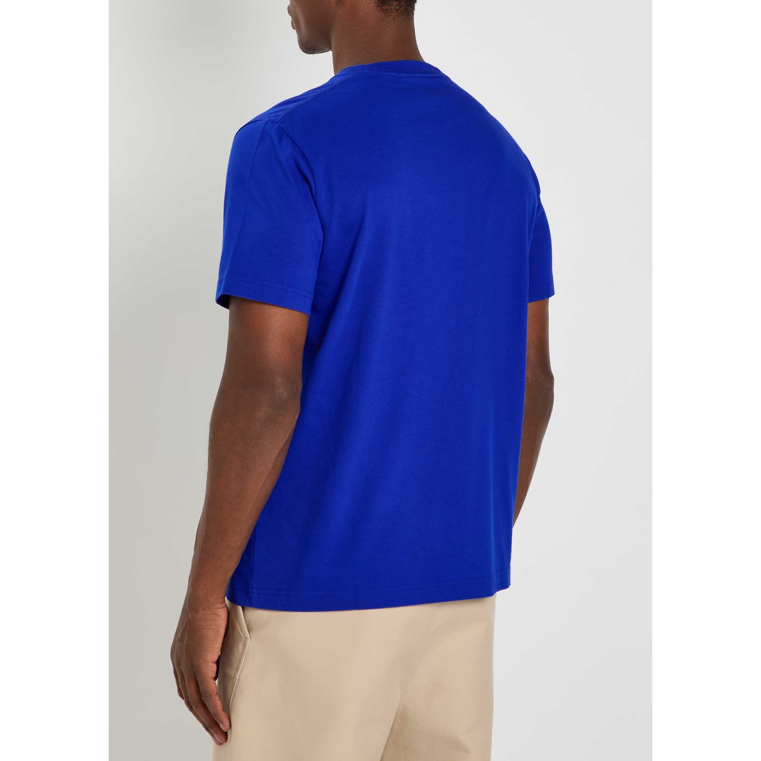 BLUE - Canada Goose - CG TEE SS SCRPT LOGO VANTAGE - 3