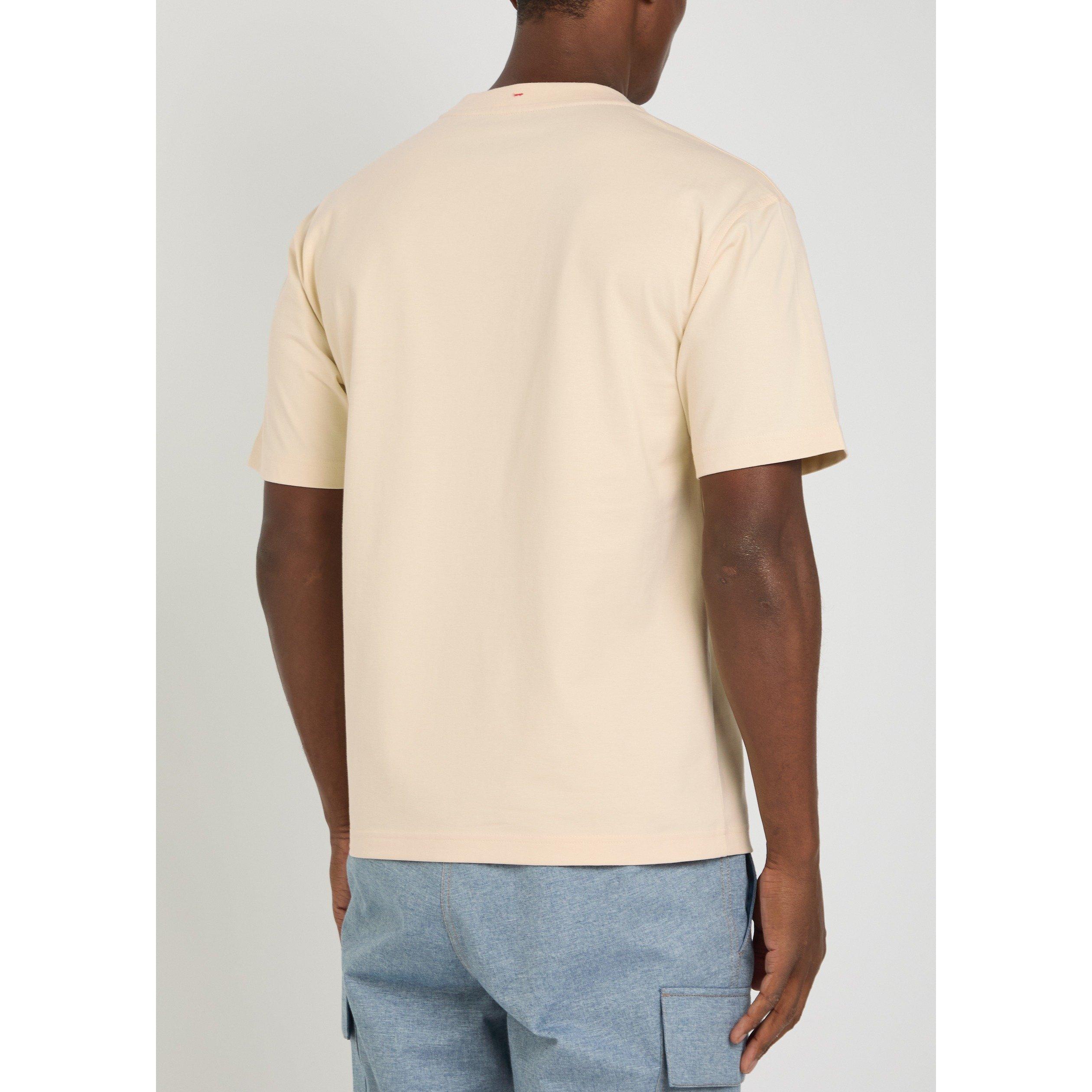WHITE AND OTHER - Moncler Grenoble - Men's Cotton Short-Sleeve Pocket T-Shirt - 3