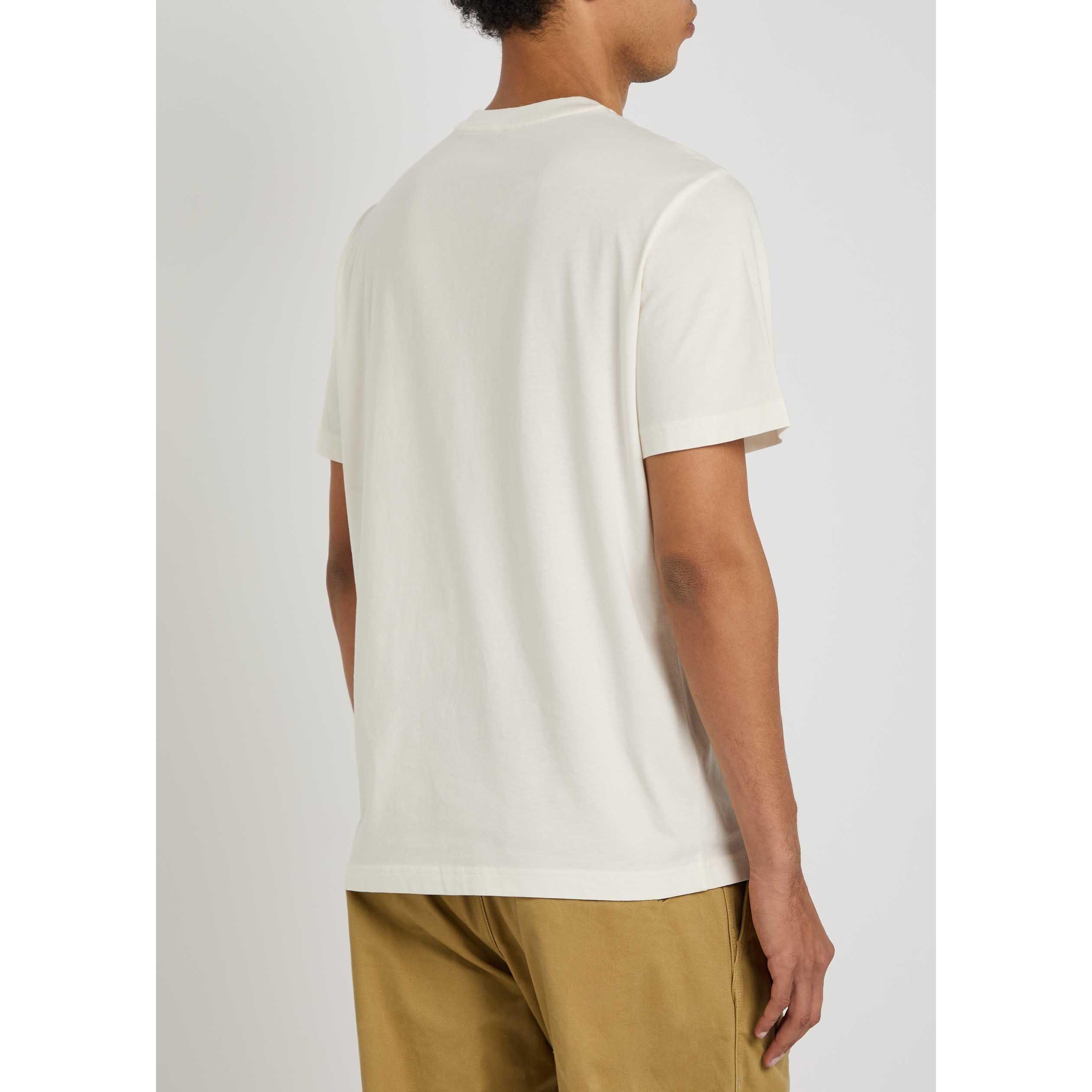 WHITE - Moncler - Men's Tri Logo Cotton Short-Sleeve T-Shirt - 3