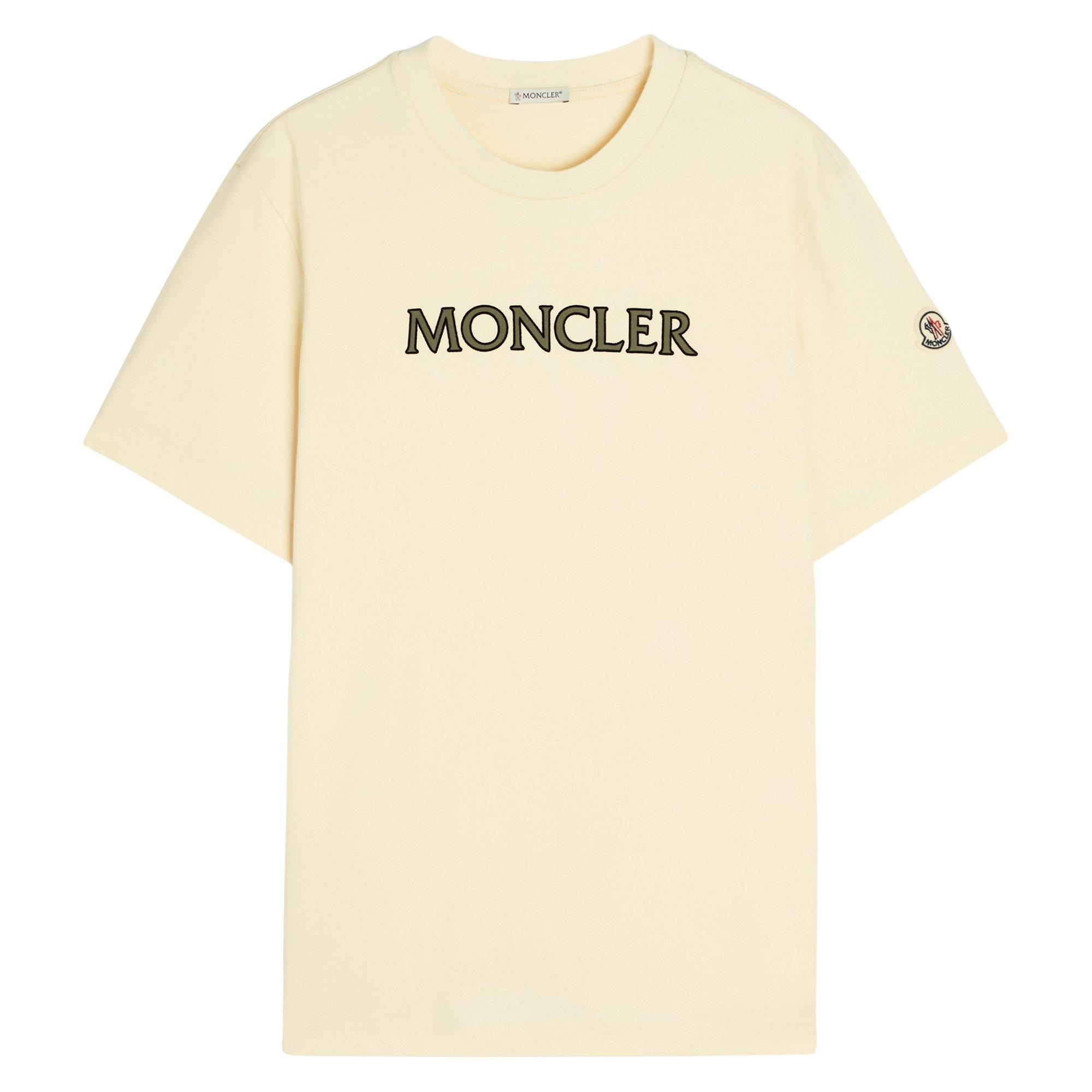 WHITE - Moncler - MON CHEST LOGO TEE SS