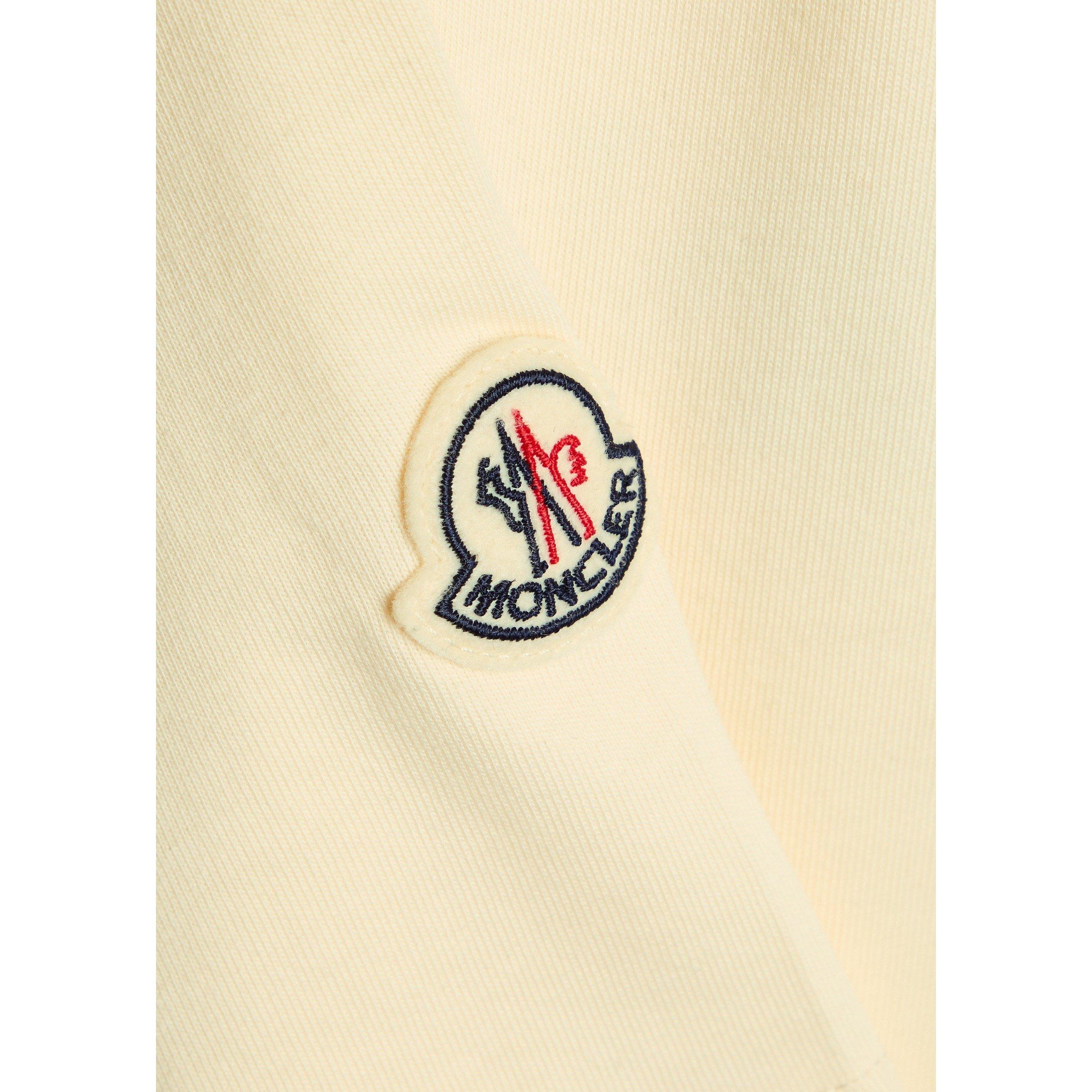 WHITE - Moncler - Men's Chest Logo Cotton Short-Sleeve T-Shirt - 4