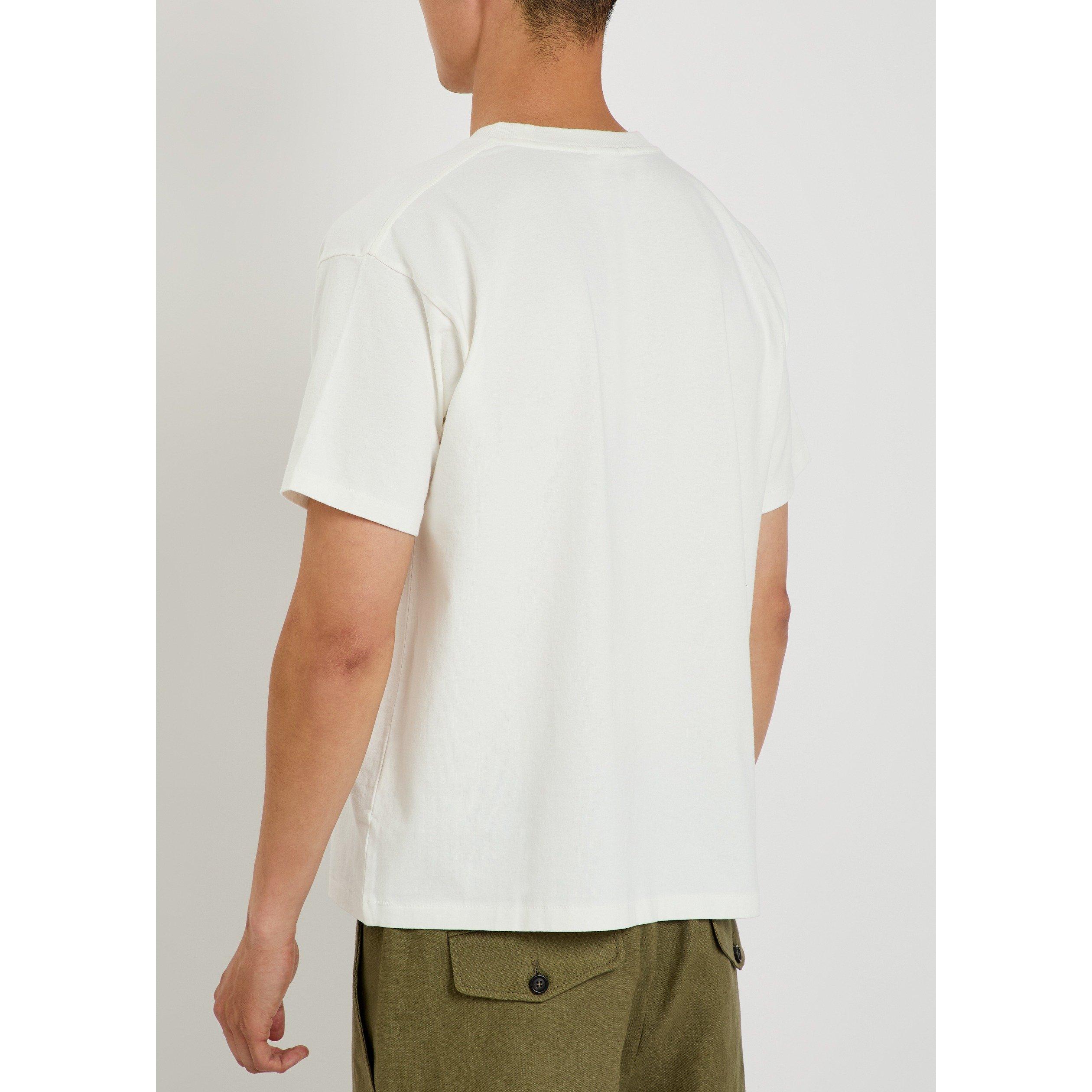 CREAM - Bode - BODE BEADED GENEVA POCKET TEE - 3
