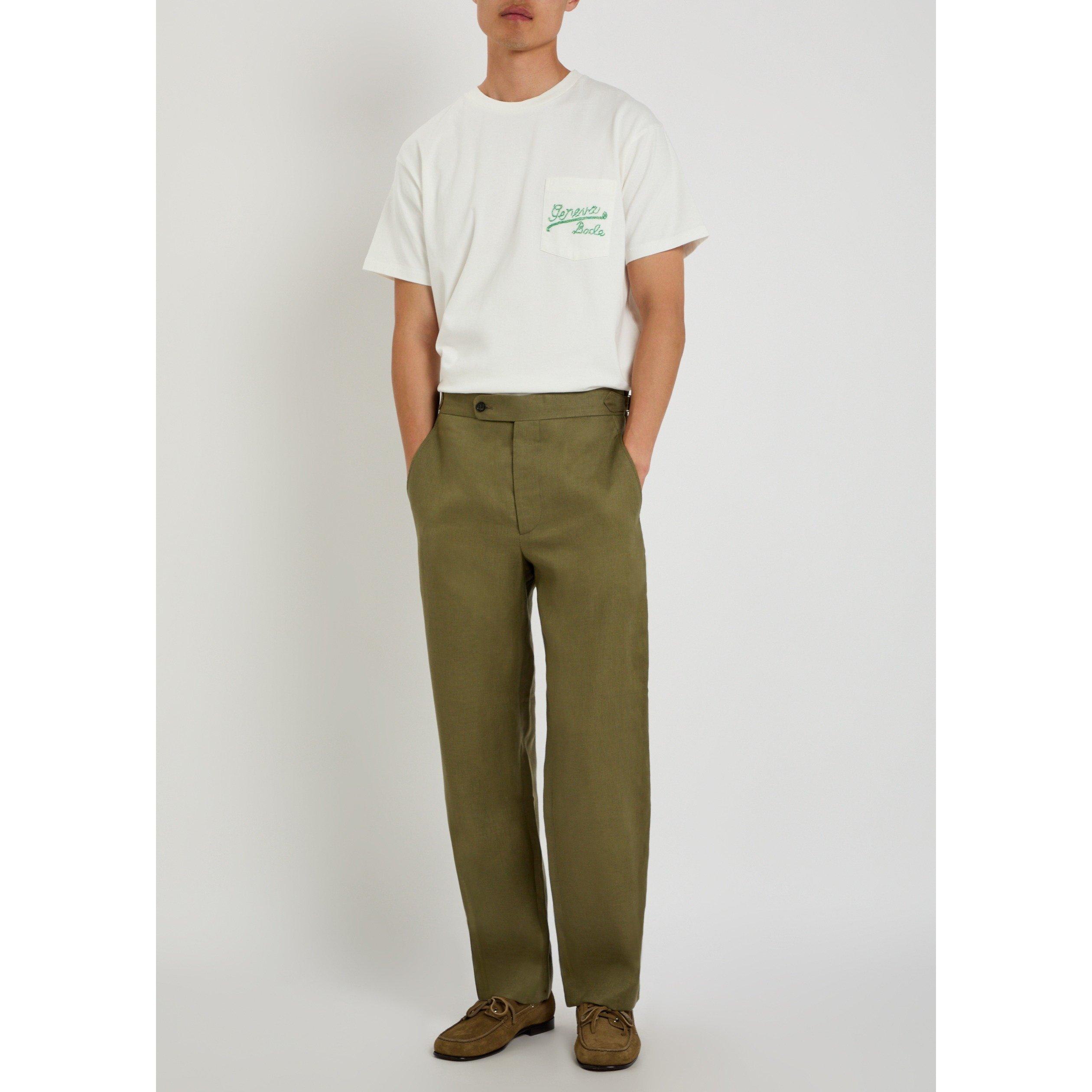 CREAM - Bode - BODE BEADED GENEVA POCKET TEE - 5