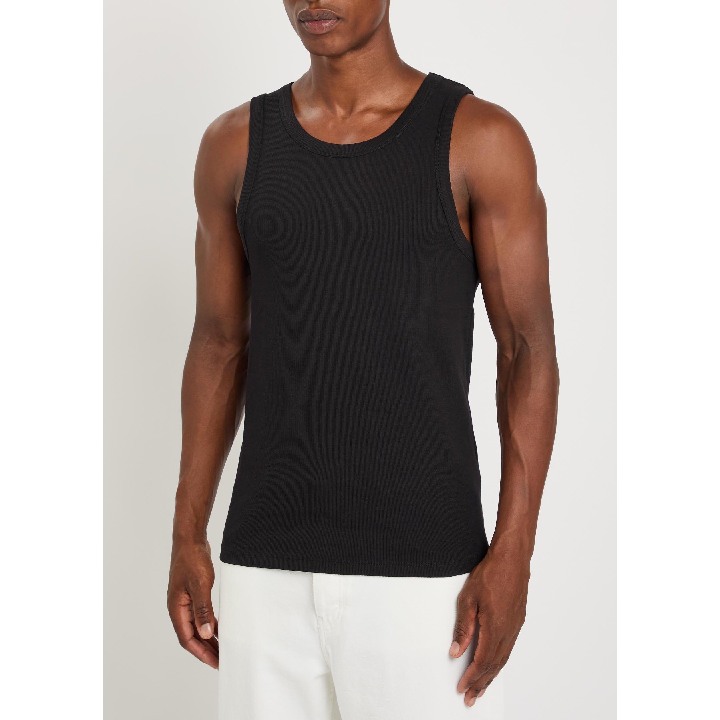 BLACK - Won Hundred - Men's Simo Cotton Slim-Fit Tank Top - 2