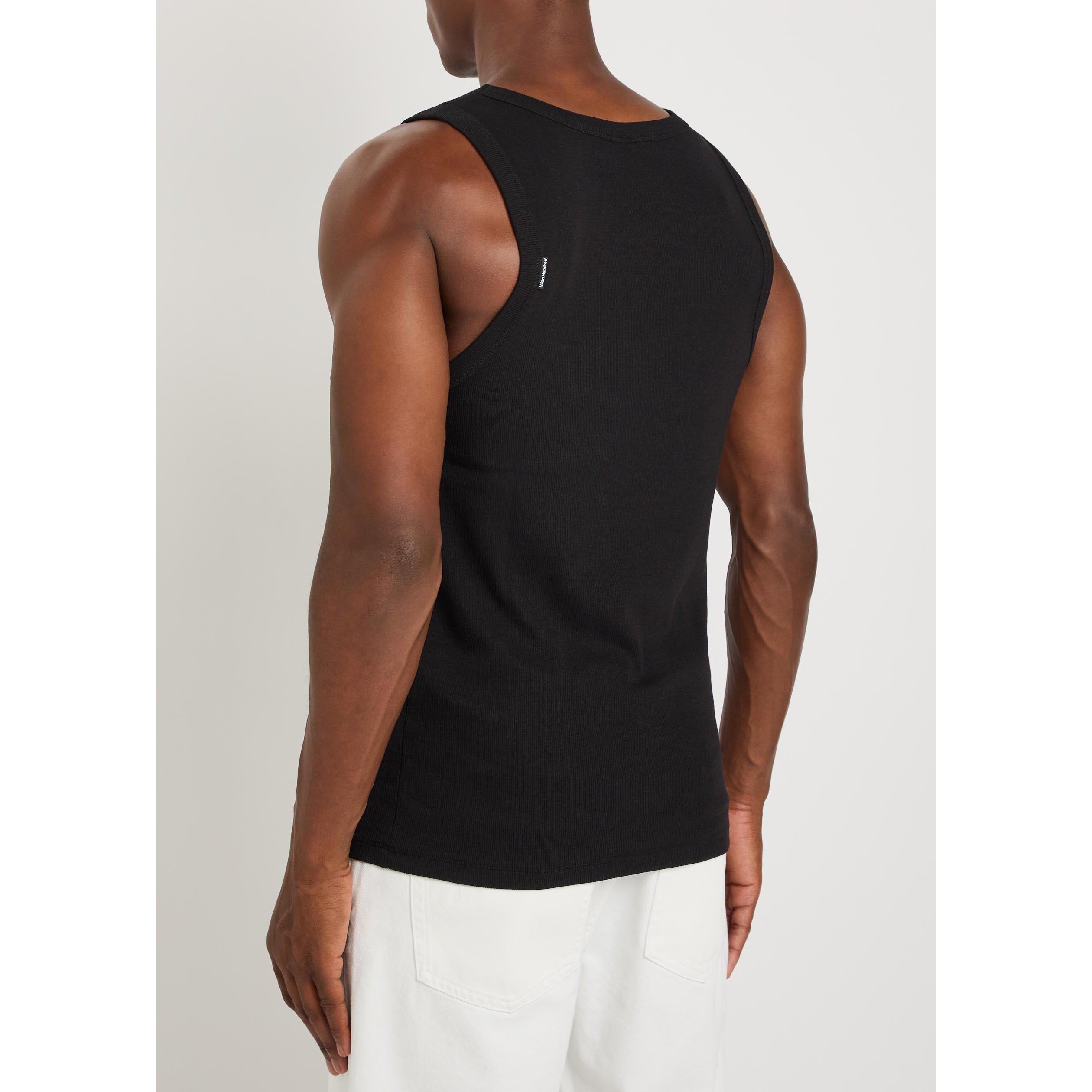 BLACK - Won Hundred - Men's Simo Cotton Slim-Fit Tank Top - 3