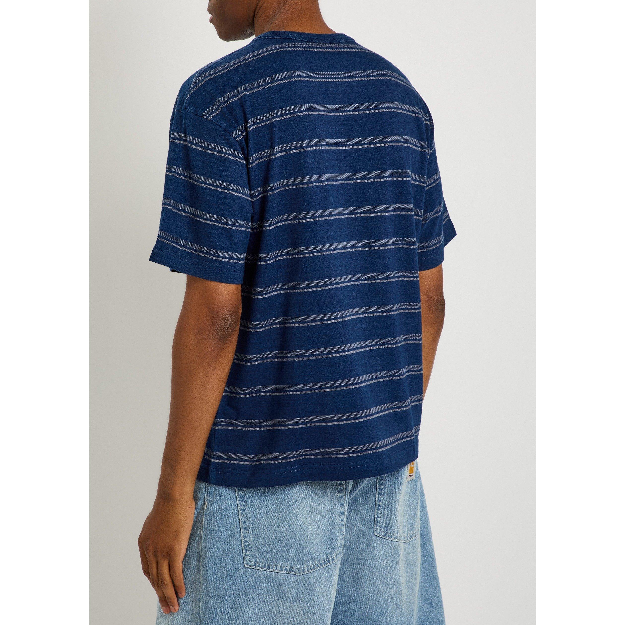 BLUE - Carhartt - CARHARTT MATTI STRIPED T-SHIRT - 3