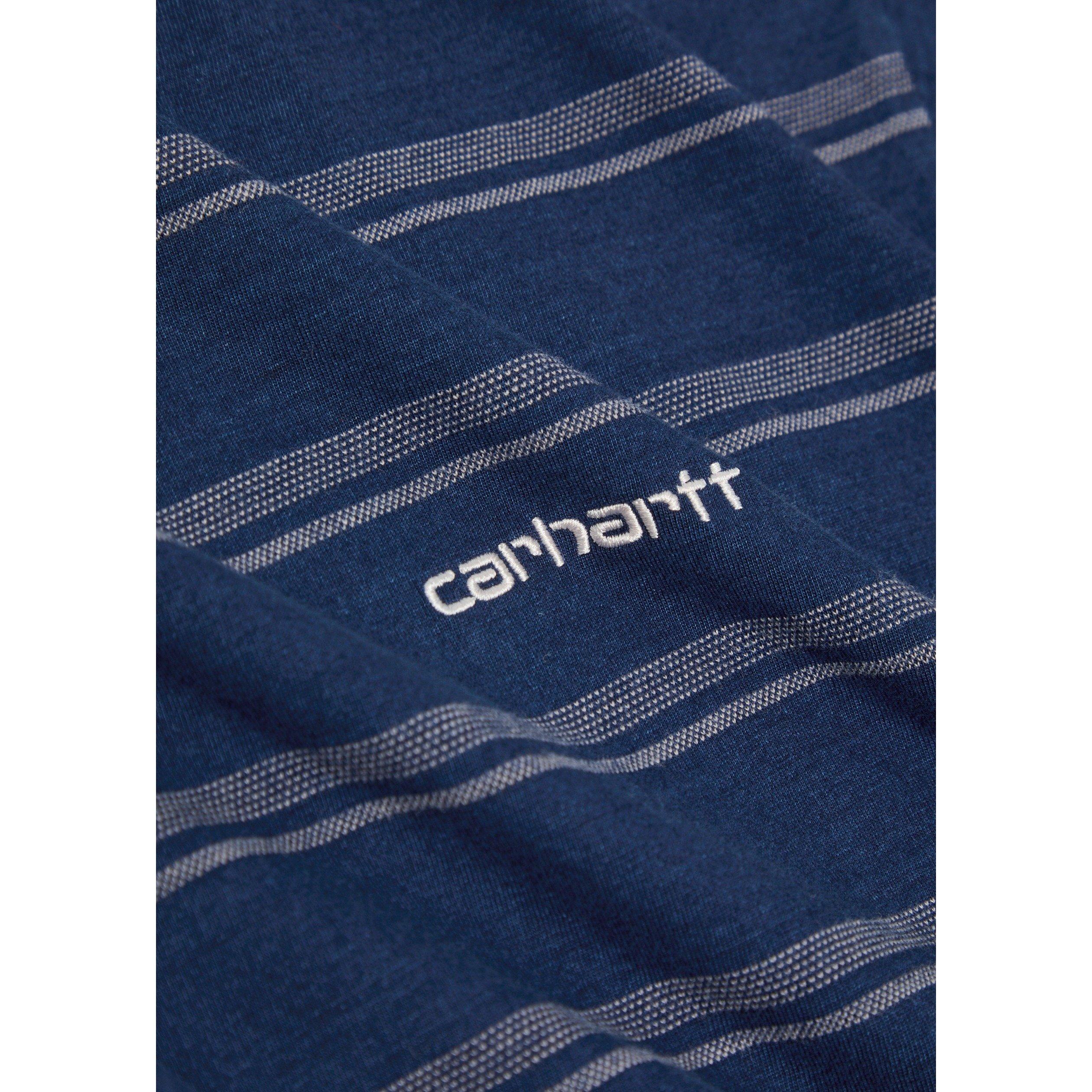 BLUE - Carhartt - CARHARTT MATTI STRIPED T-SHIRT - 4
