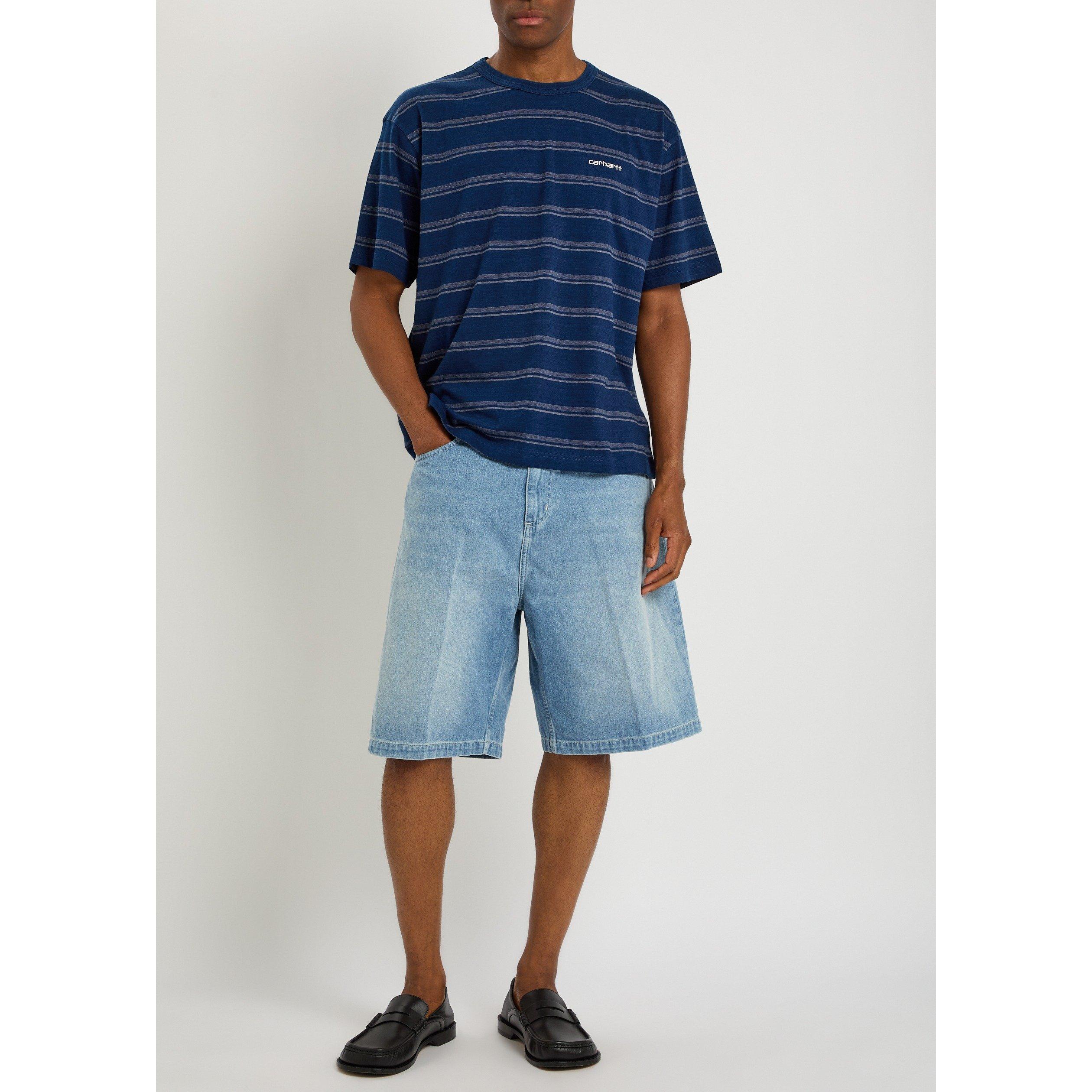 BLUE - Carhartt - CARHARTT MATTI STRIPED T-SHIRT - 5