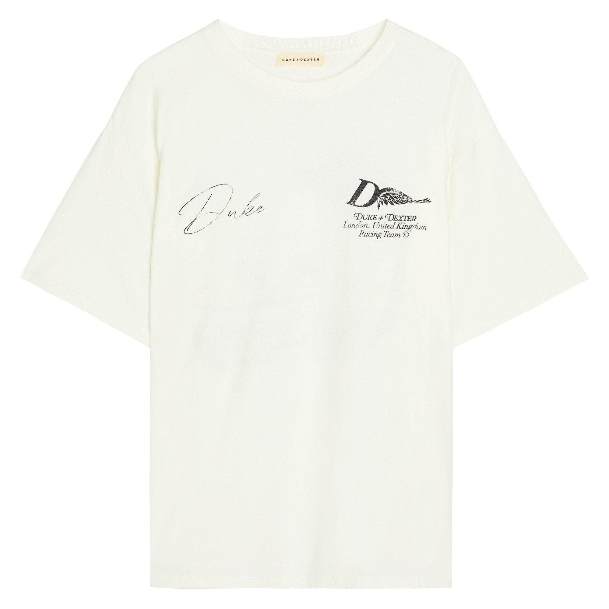 WHITE - Duke and Dexter - DUKE DR3 HELMET TEE