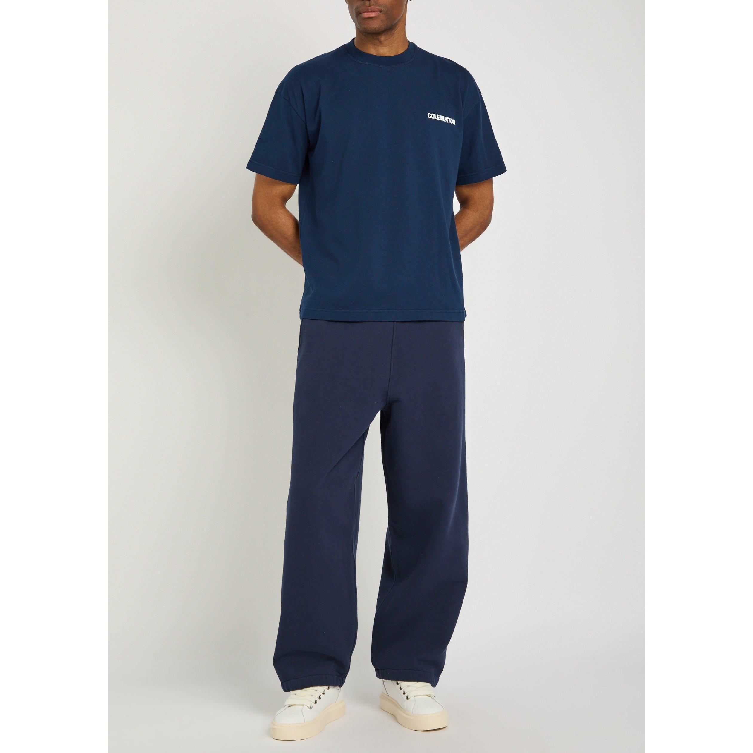 NAVY - Cole Buxton - Men's Cotton Short-Sleeve Crew-Neck T-Shirt - 5